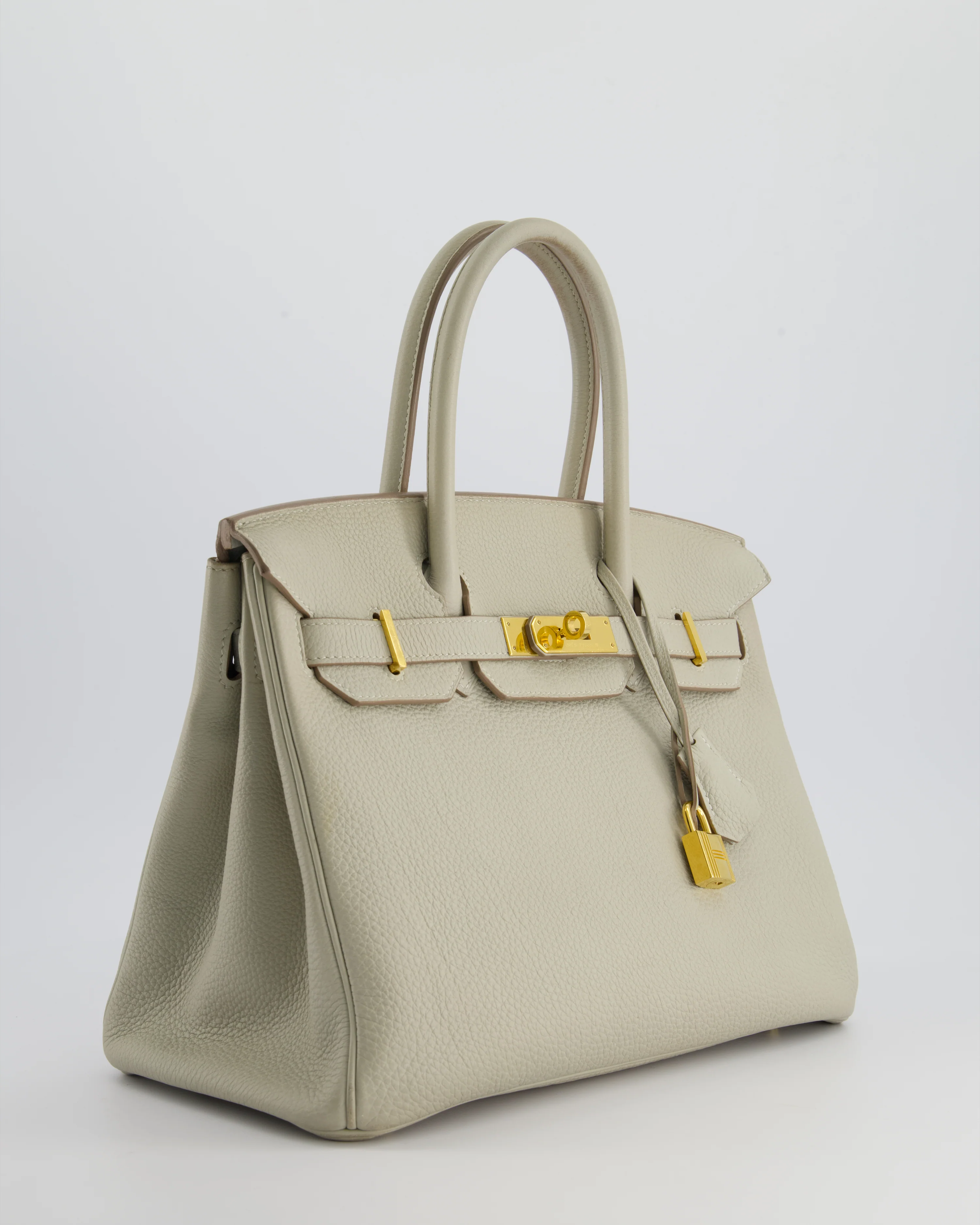 Hermès Birkin 30 Bag in Beton Togo Leather with Gold Hardware - Image 3