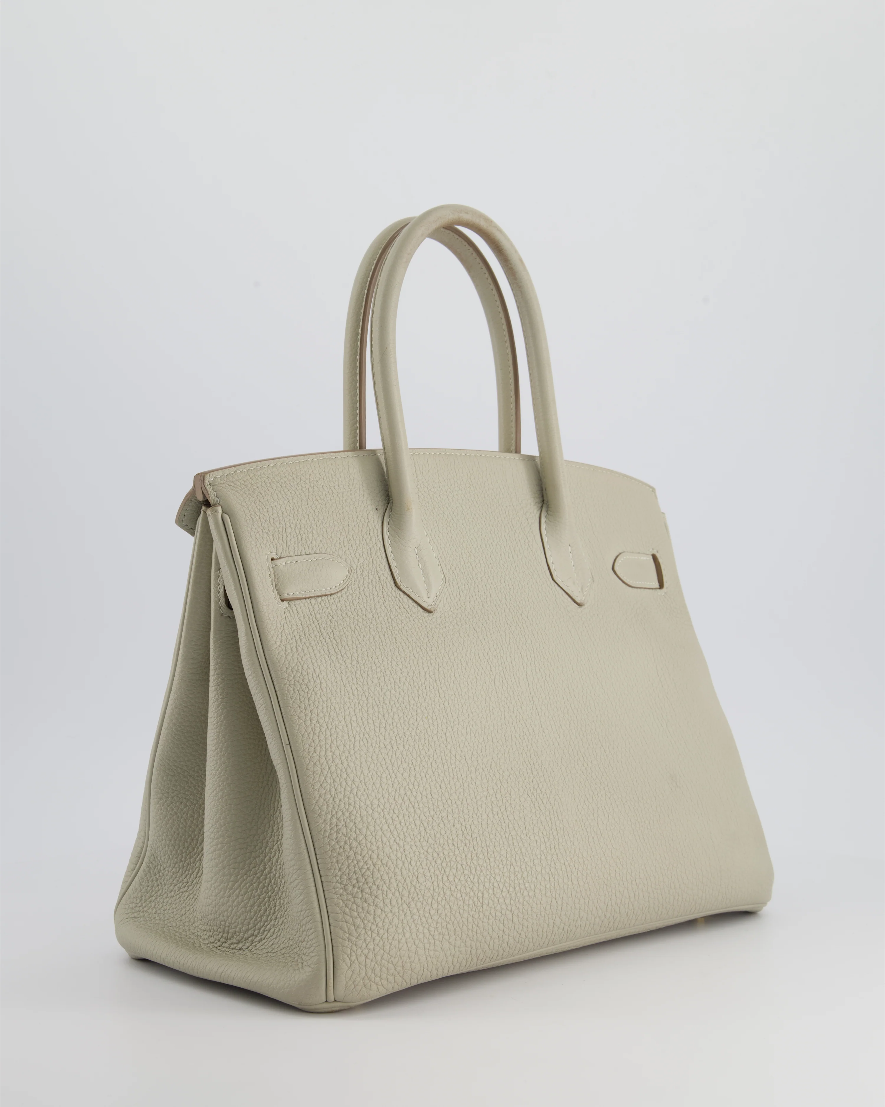Hermès Birkin 30 Bag in Beton Togo Leather with Gold Hardware - Image 7