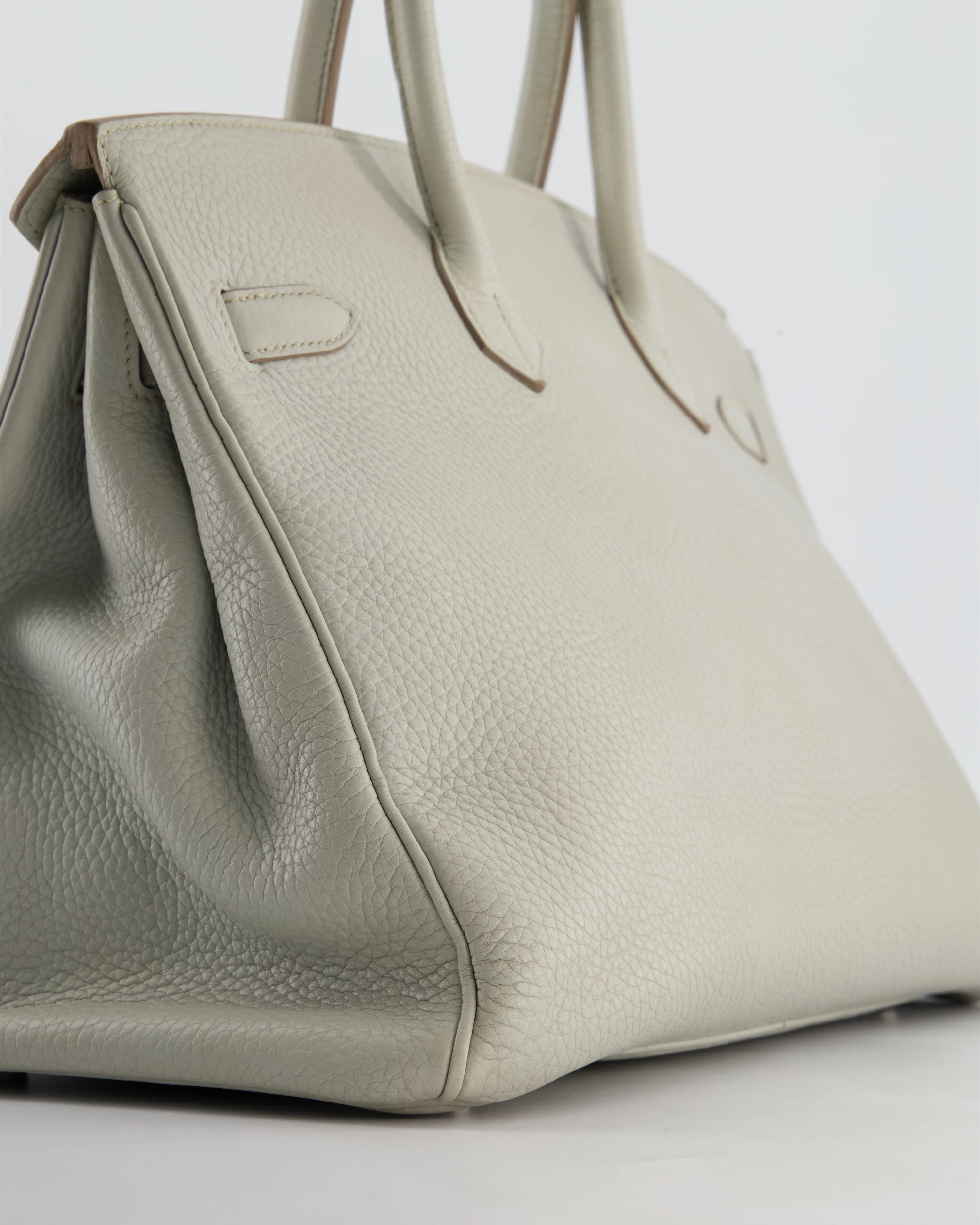 Hermès Birkin 35 Retourne Bag in Gris Perle Togo Leather with Palladium Hardware - Image 12