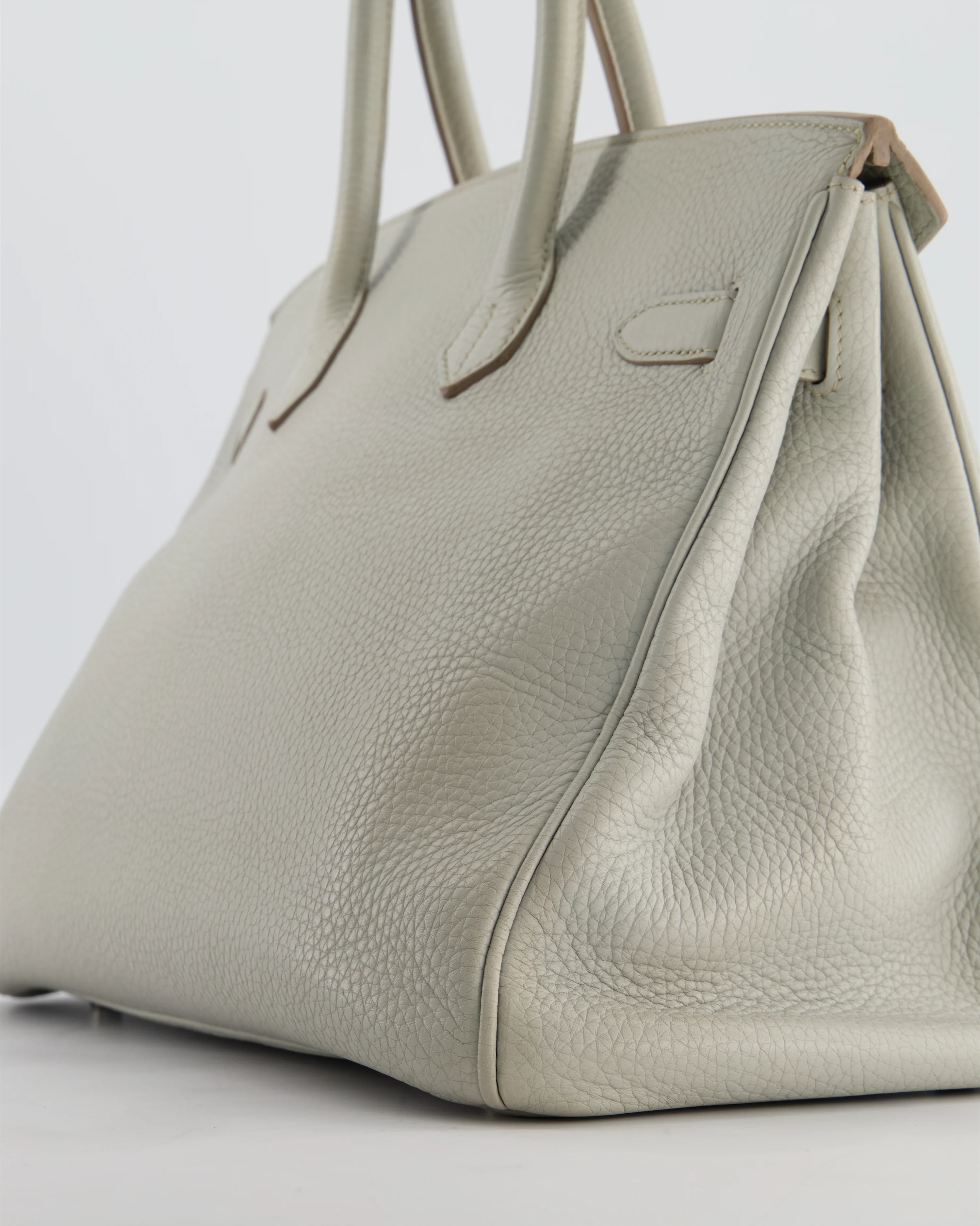 Hermès Birkin 35 Retourne Bag in Gris Perle Togo Leather with Palladium Hardware - Image 13
