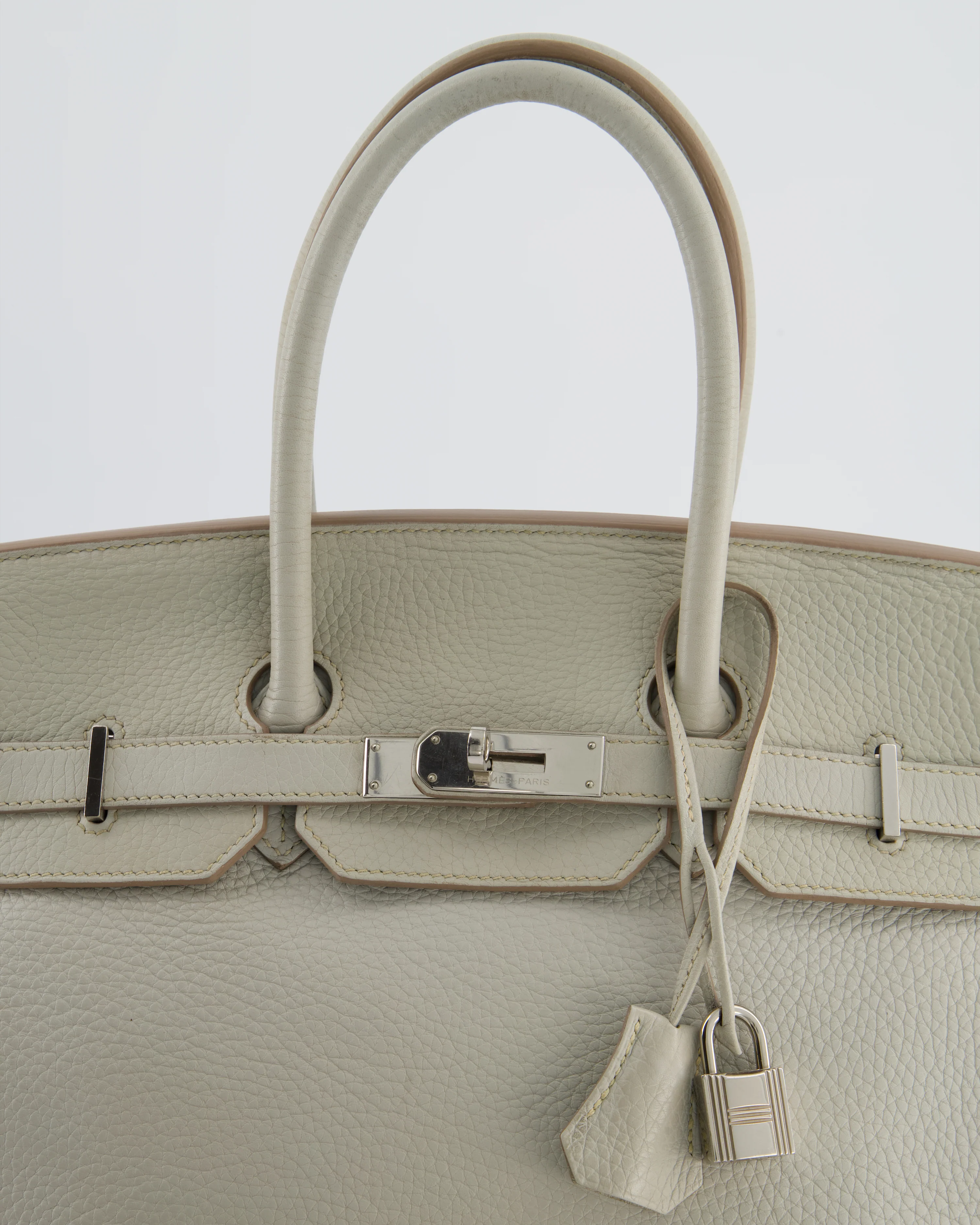 Hermès Birkin 35 Retourne Bag in Gris Perle Togo Leather with Palladium Hardware - Image 15