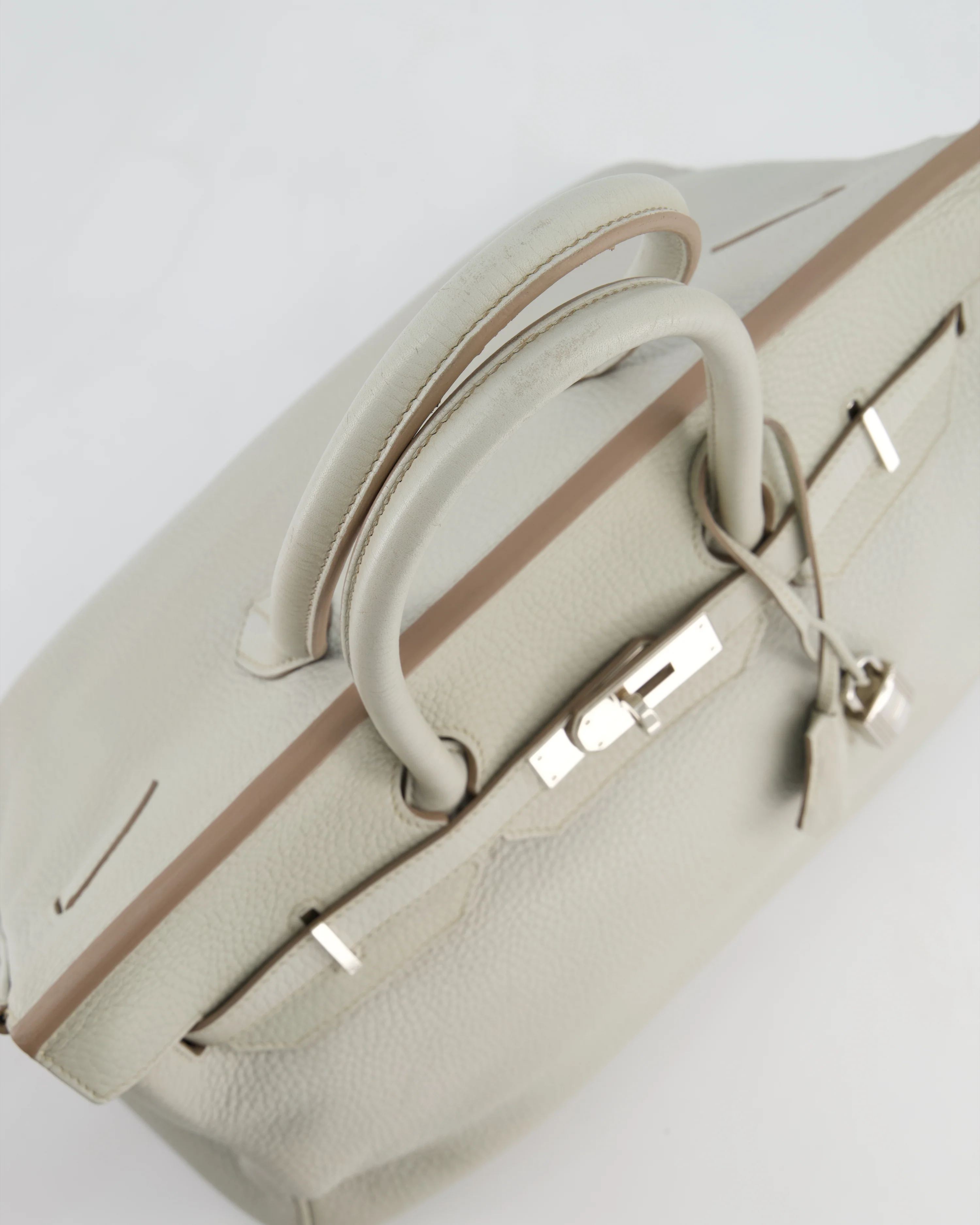 Hermès Birkin 35 Retourne Bag in Gris Perle Togo Leather with Palladium Hardware - Image 16