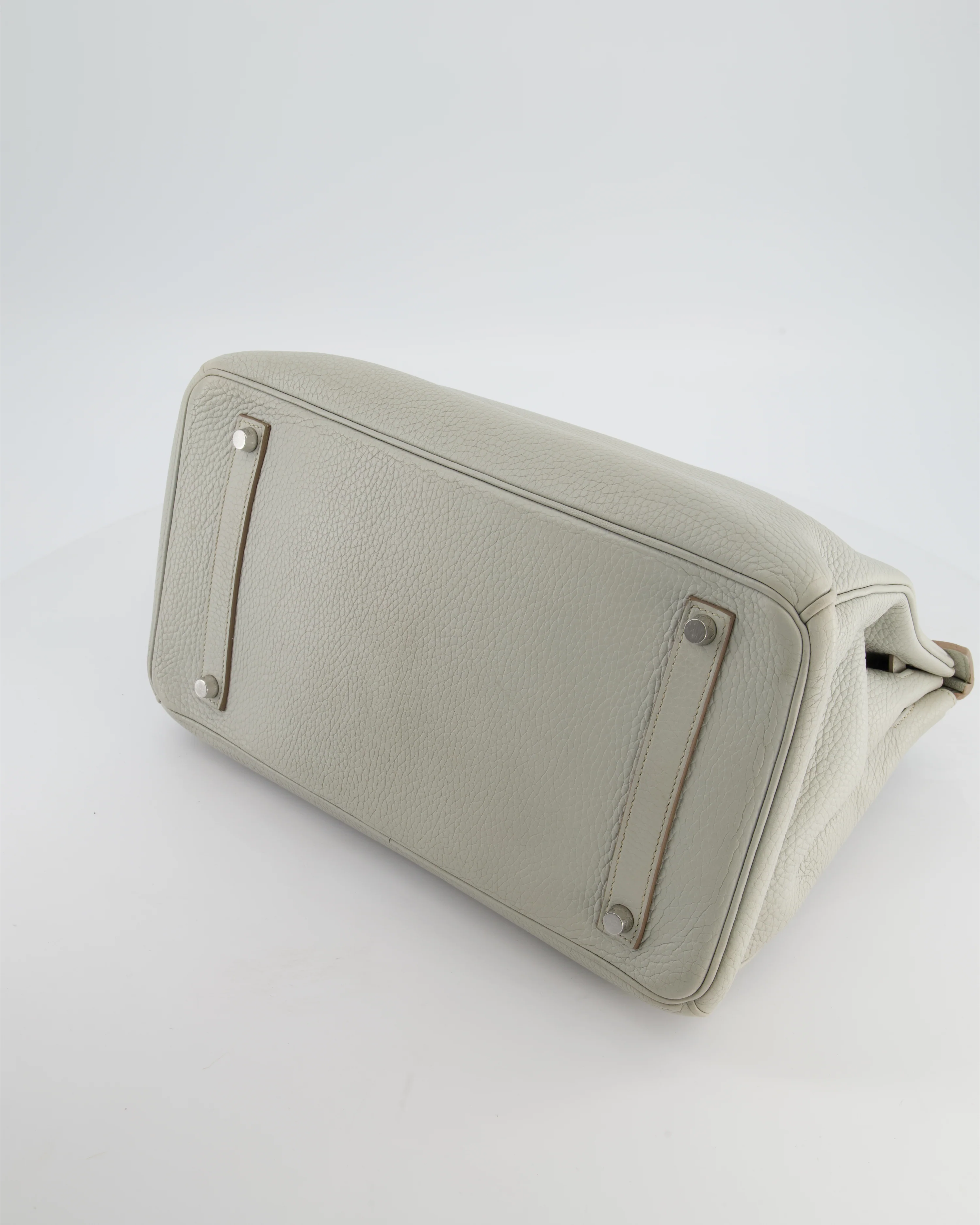 Hermès Birkin 35 Retourne Bag in Gris Perle Togo Leather with Palladium Hardware - Image 19