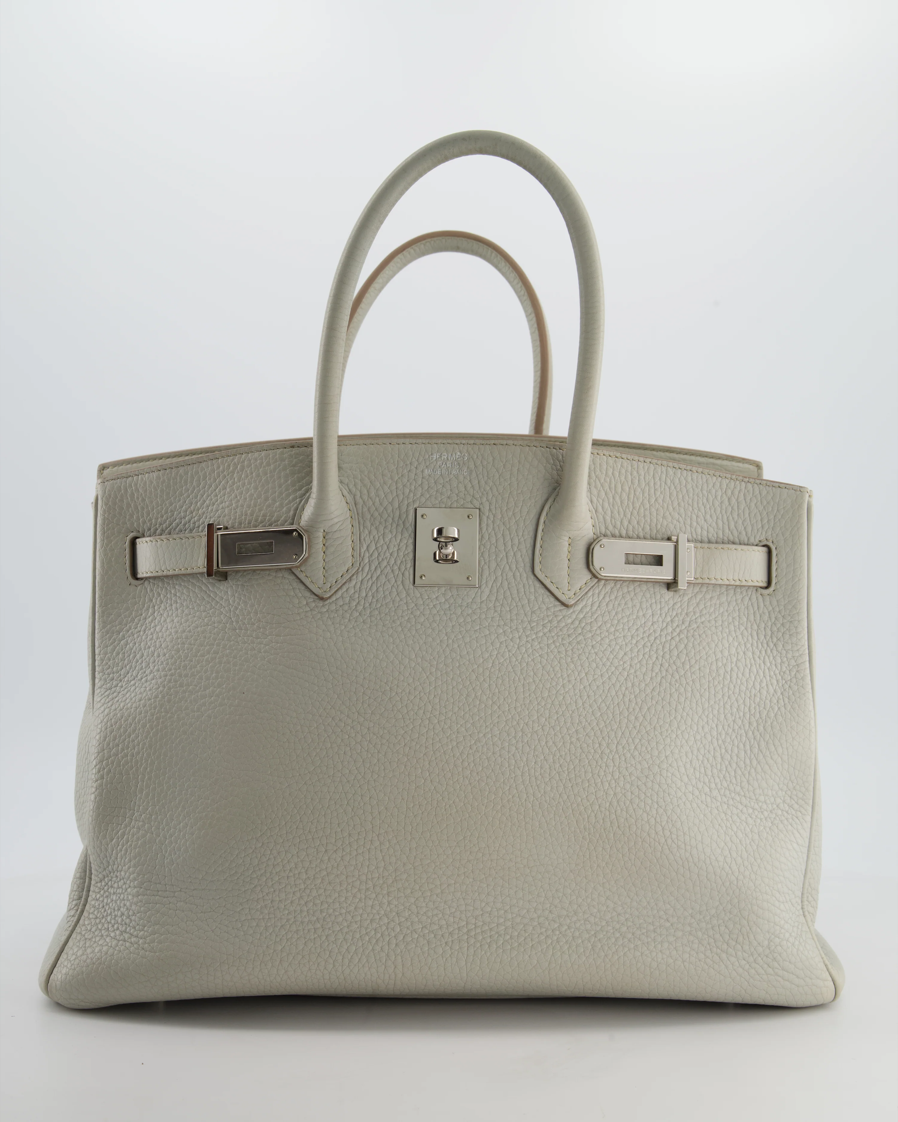 Hermès Birkin 35 Retourne Bag in Gris Perle Togo Leather with Palladium Hardware - Image 2