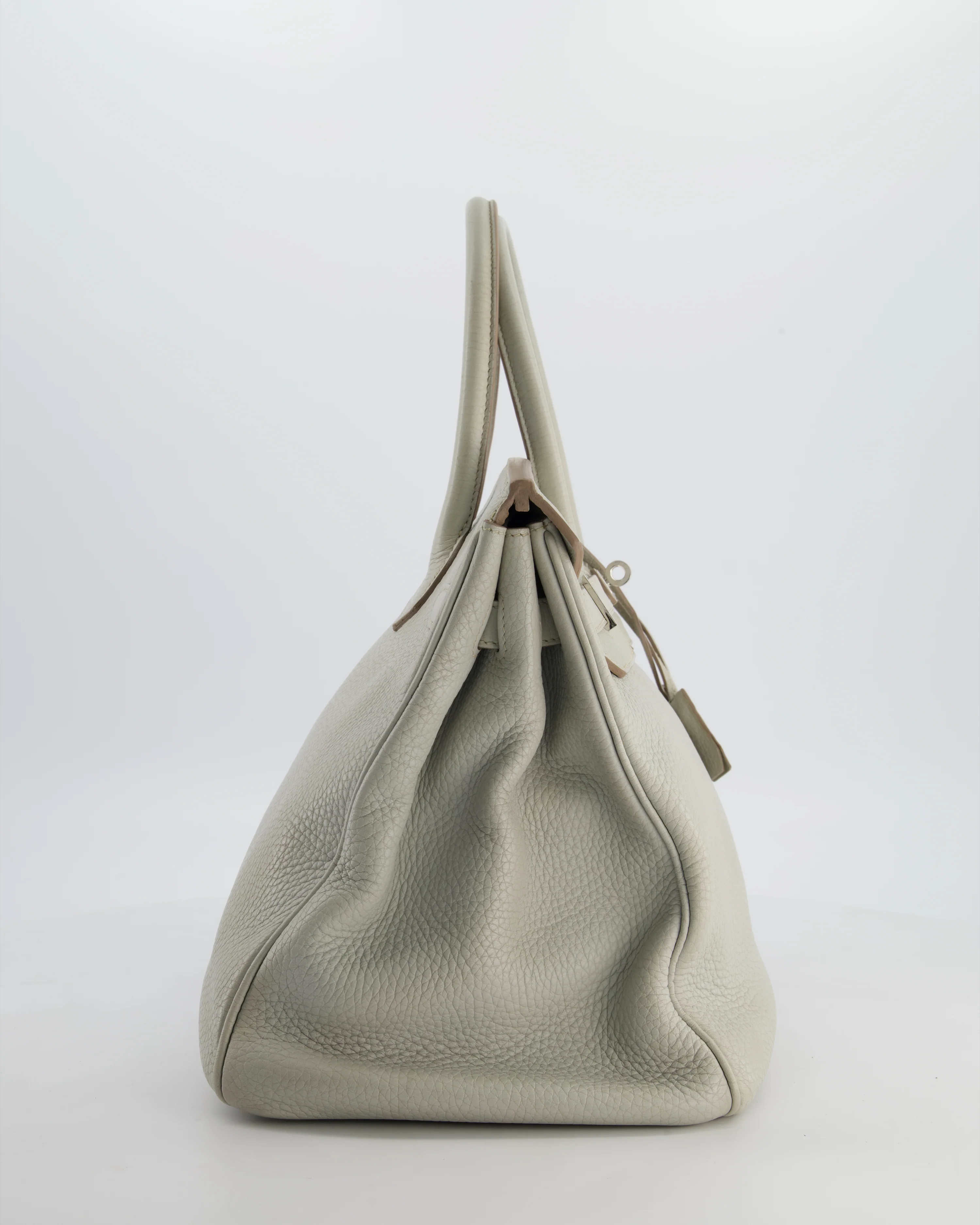 Hermès Birkin 35 Retourne Bag in Gris Perle Togo Leather with Palladium Hardware - Image 4