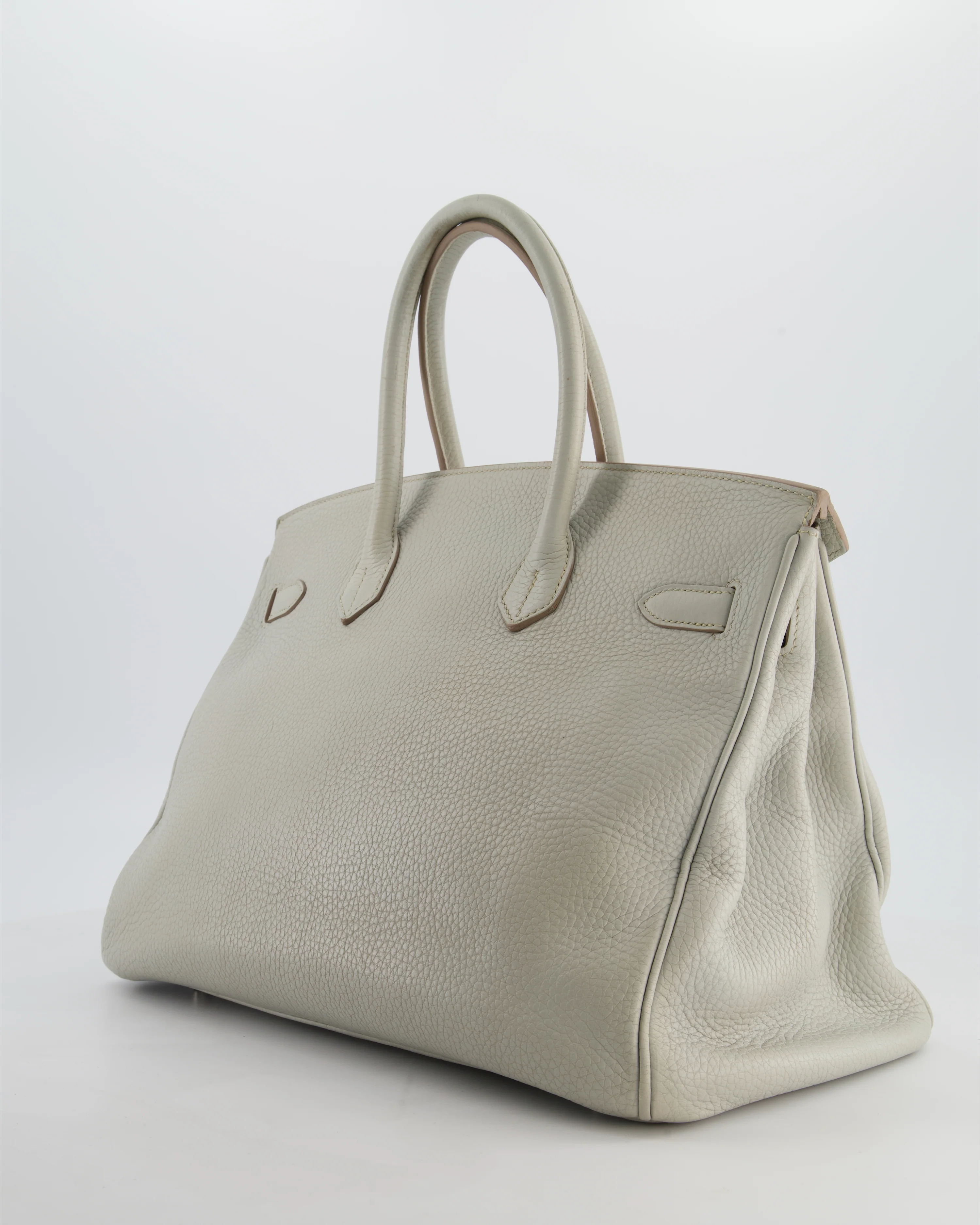 Hermès Birkin 35 Retourne Bag in Gris Perle Togo Leather with Palladium Hardware - Image 5