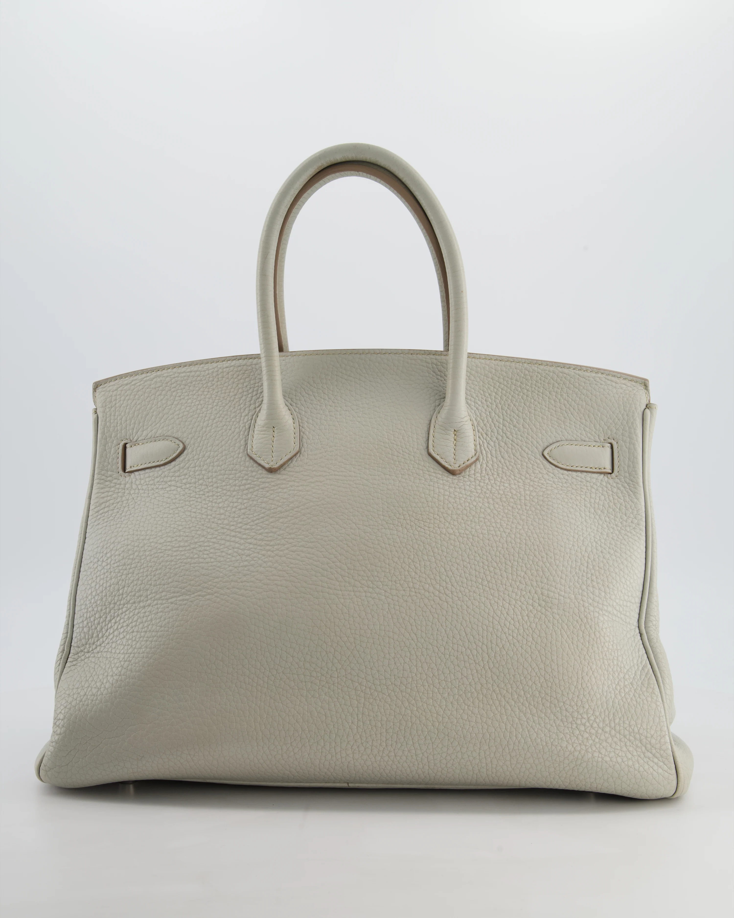 Hermès Birkin 35 Retourne Bag in Gris Perle Togo Leather with Palladium Hardware - Image 6
