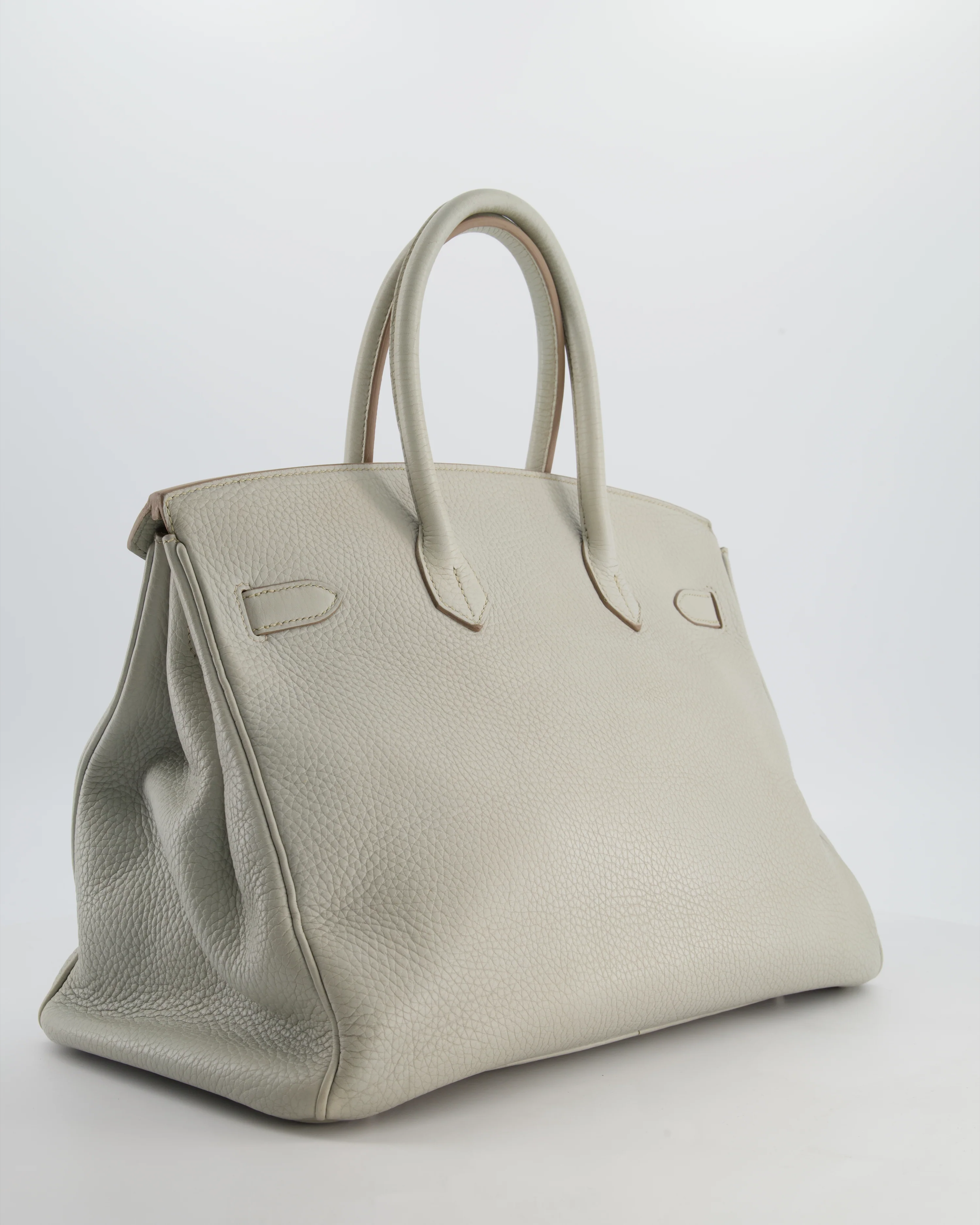 Hermès Birkin 35 Retourne Bag in Gris Perle Togo Leather with Palladium Hardware - Image 7