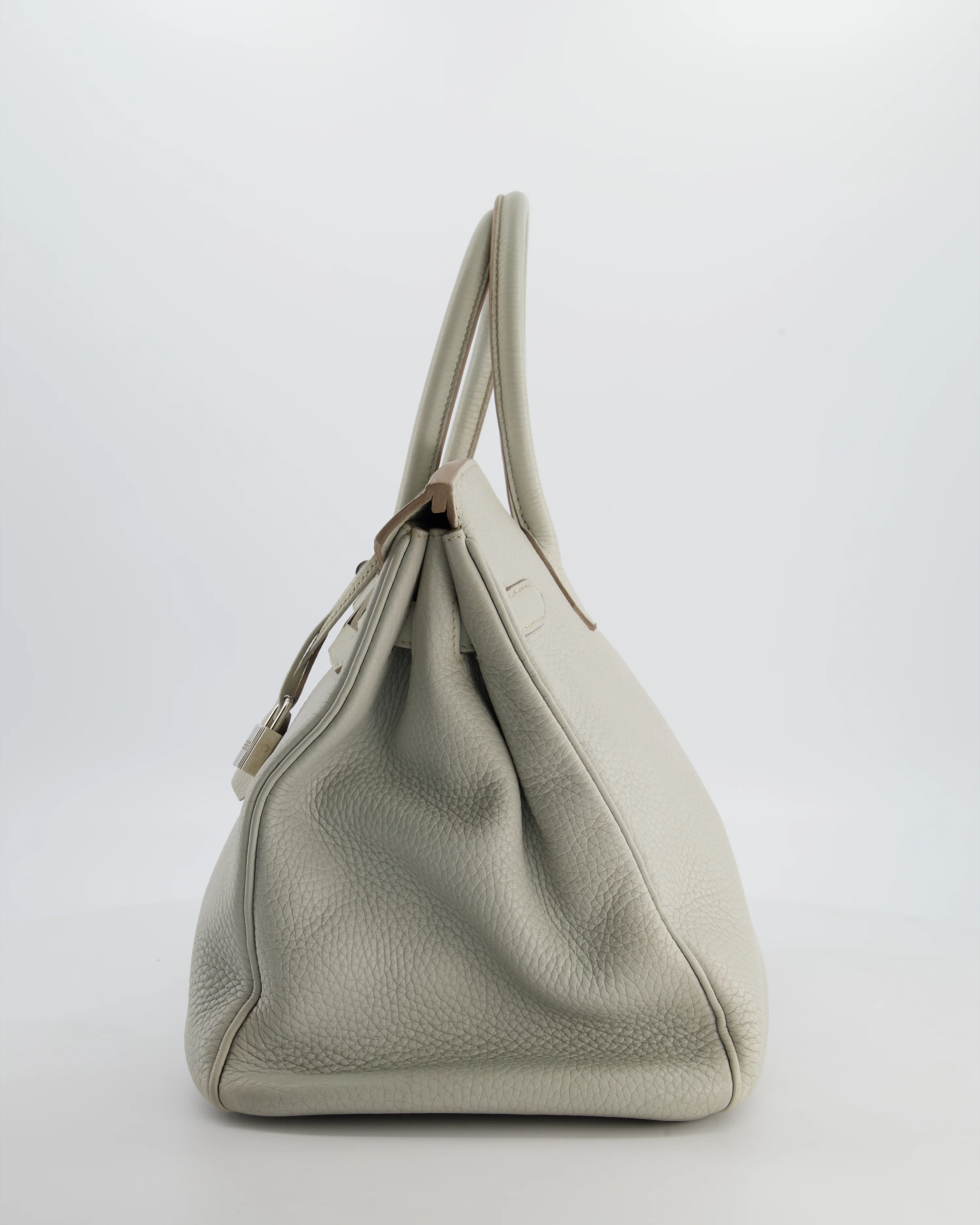 Hermès Birkin 35 Retourne Bag in Gris Perle Togo Leather with Palladium Hardware - Image 8
