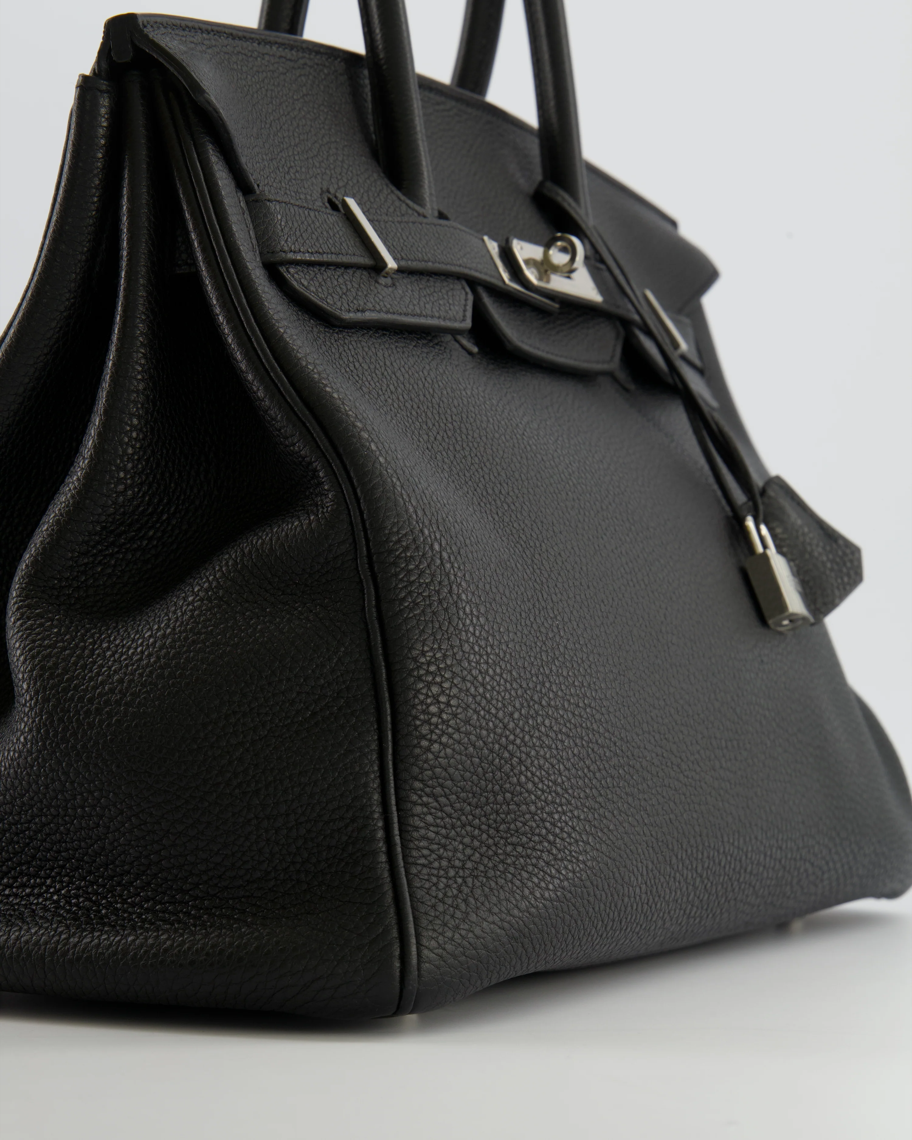 Hermès Birkin 35 Retourne Bag in Black Togo Leather with Palladium Hardware - Image 10