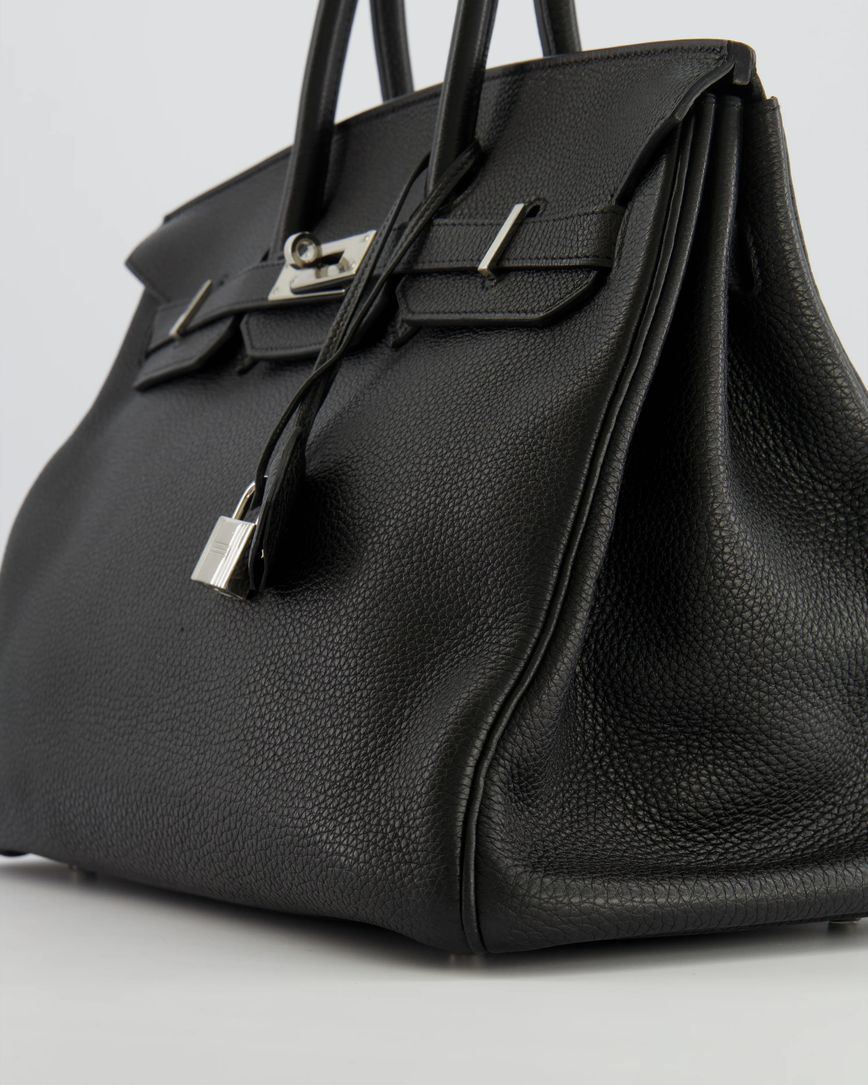 Hermès Birkin 35 Retourne Bag in Black Togo Leather with Palladium Hardware - Image 11