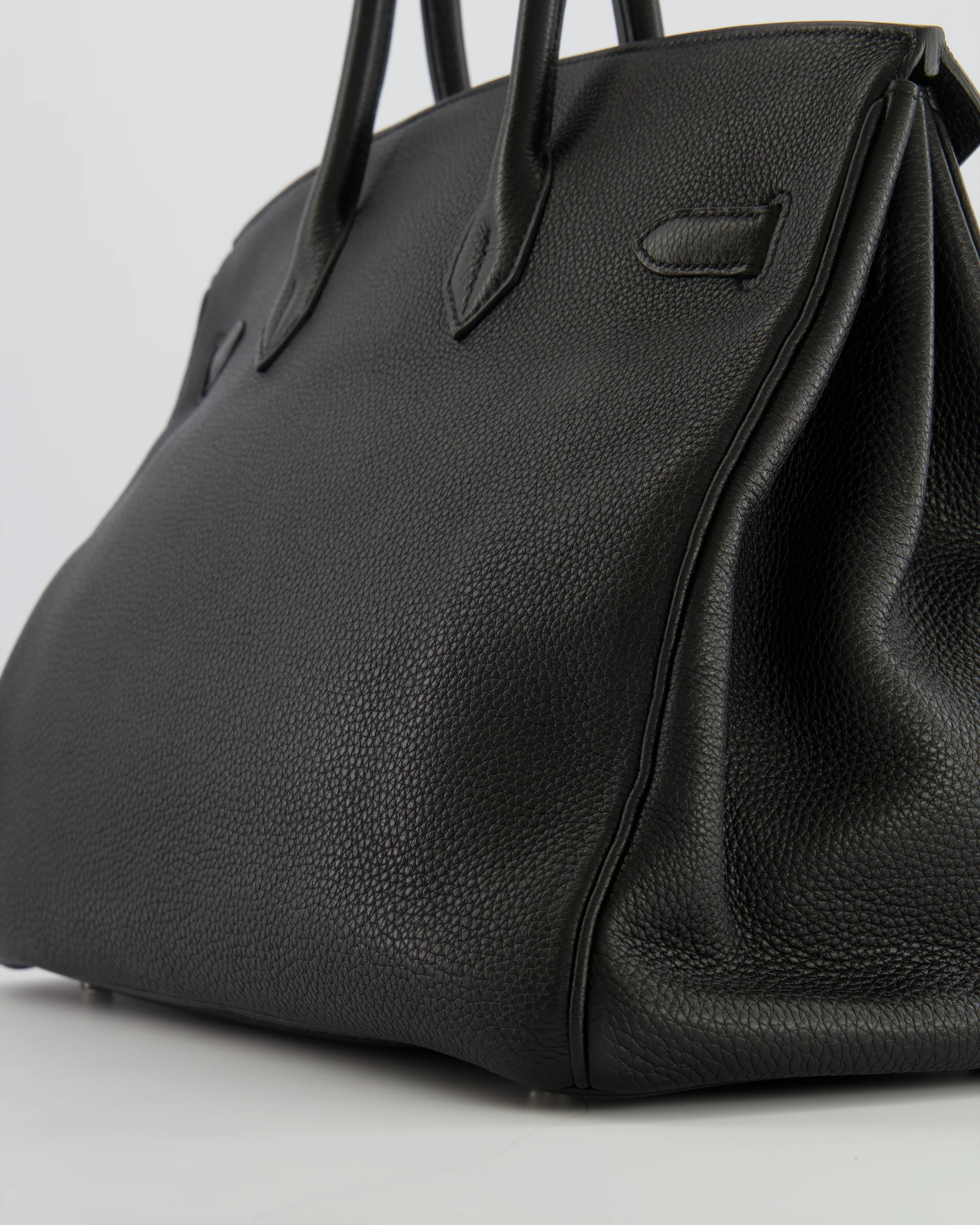 Hermès Birkin 35 Retourne Bag in Black Togo Leather with Palladium Hardware - Image 13