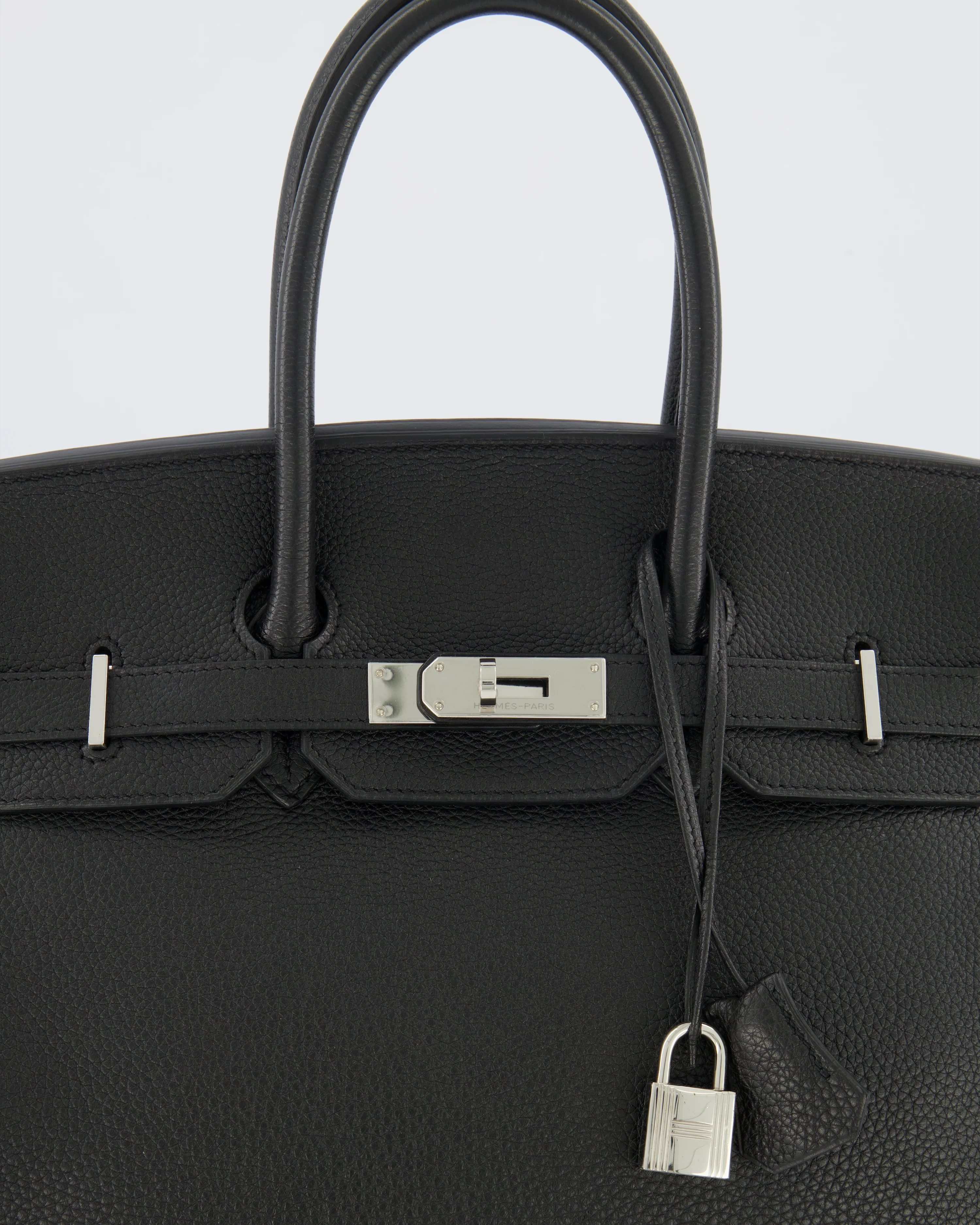Hermès Birkin 35 Retourne Bag in Black Togo Leather with Palladium Hardware - Image 14