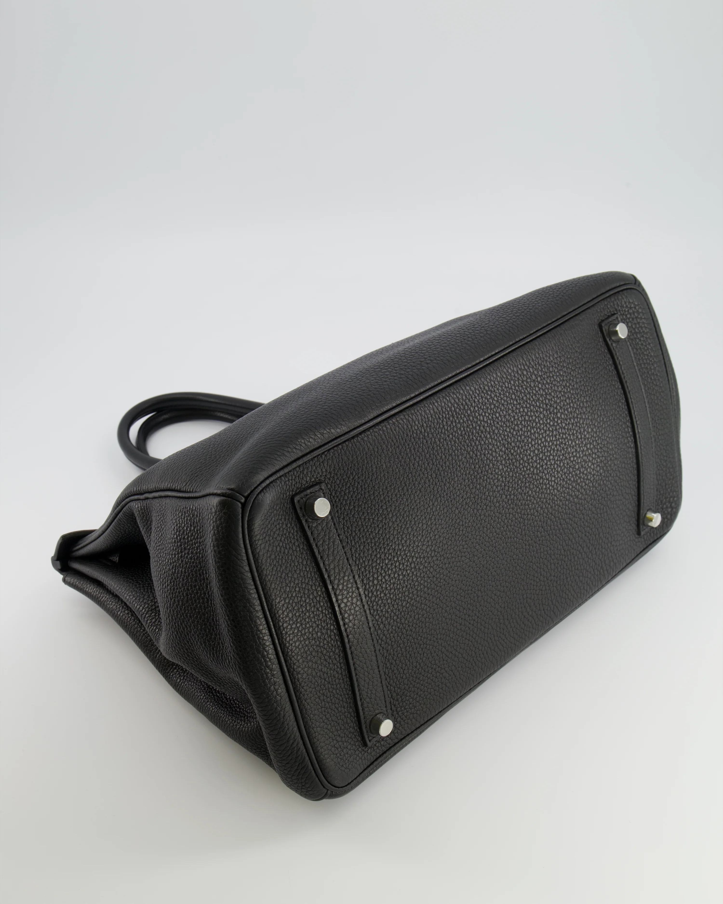 Hermès Birkin 35 Retourne Bag in Black Togo Leather with Palladium Hardware - Image 17