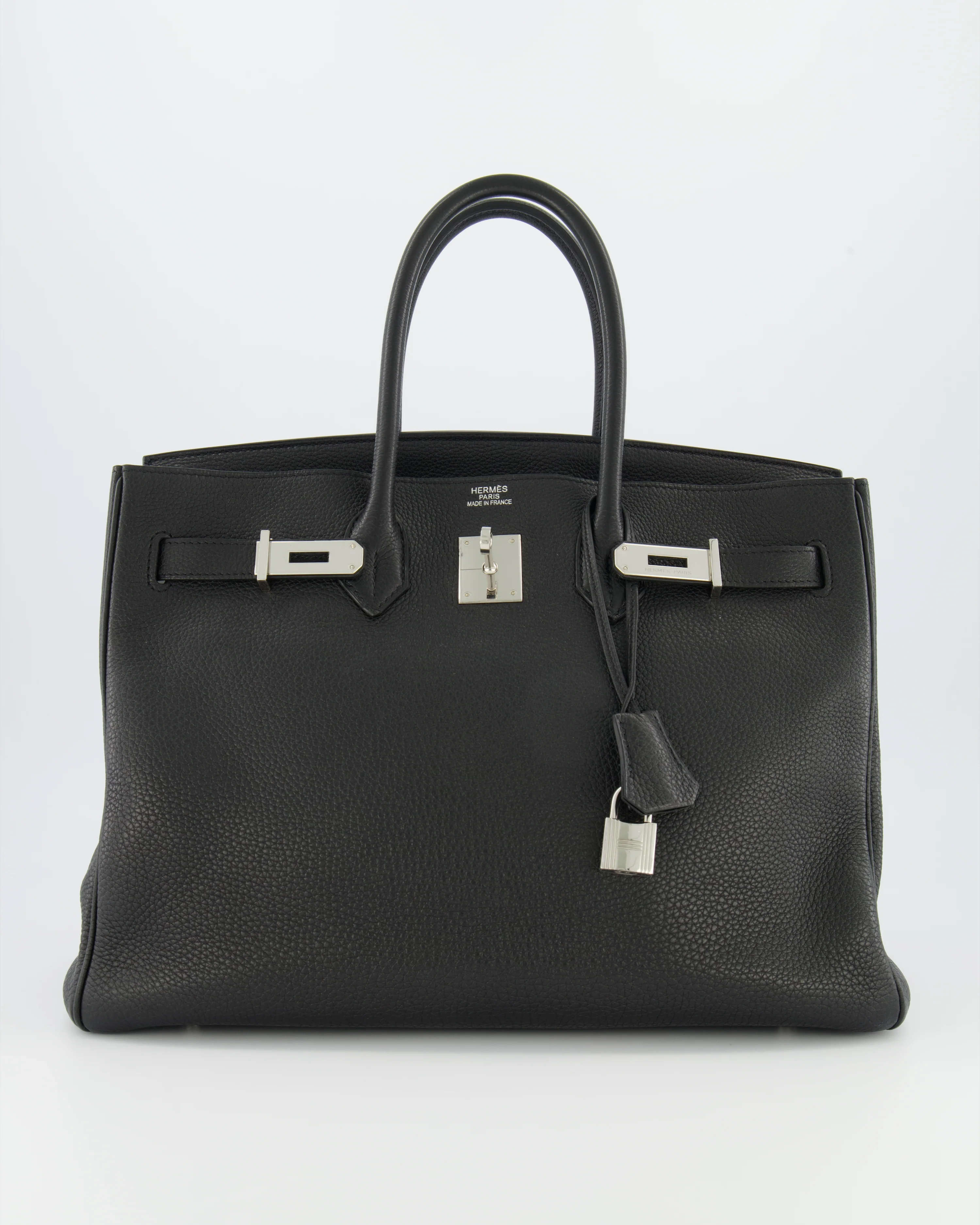 Hermès Birkin 35 Retourne Bag in Black Togo Leather with Palladium Hardware - Image 2