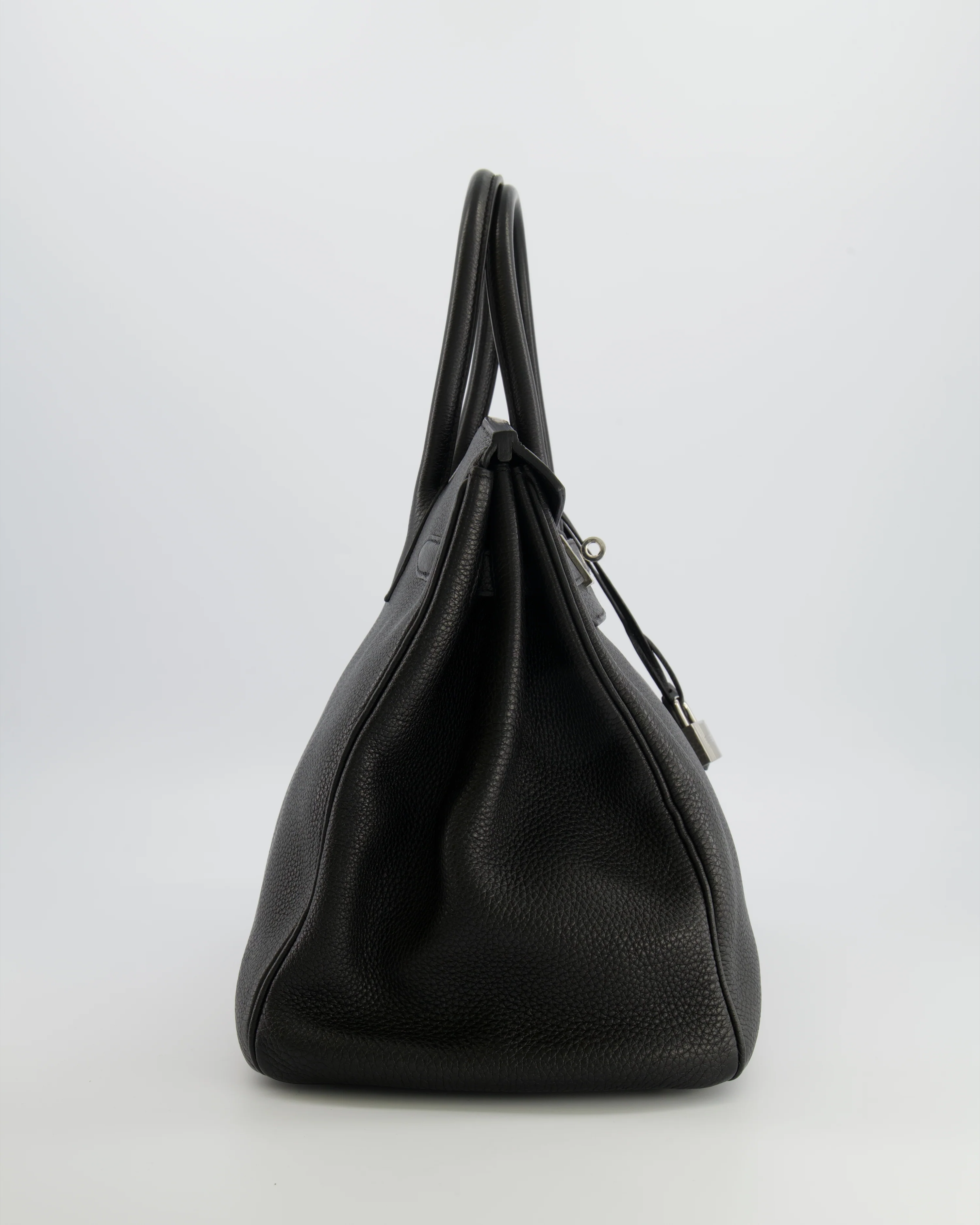Hermès Birkin 35 Retourne Bag in Black Togo Leather with Palladium Hardware - Image 4