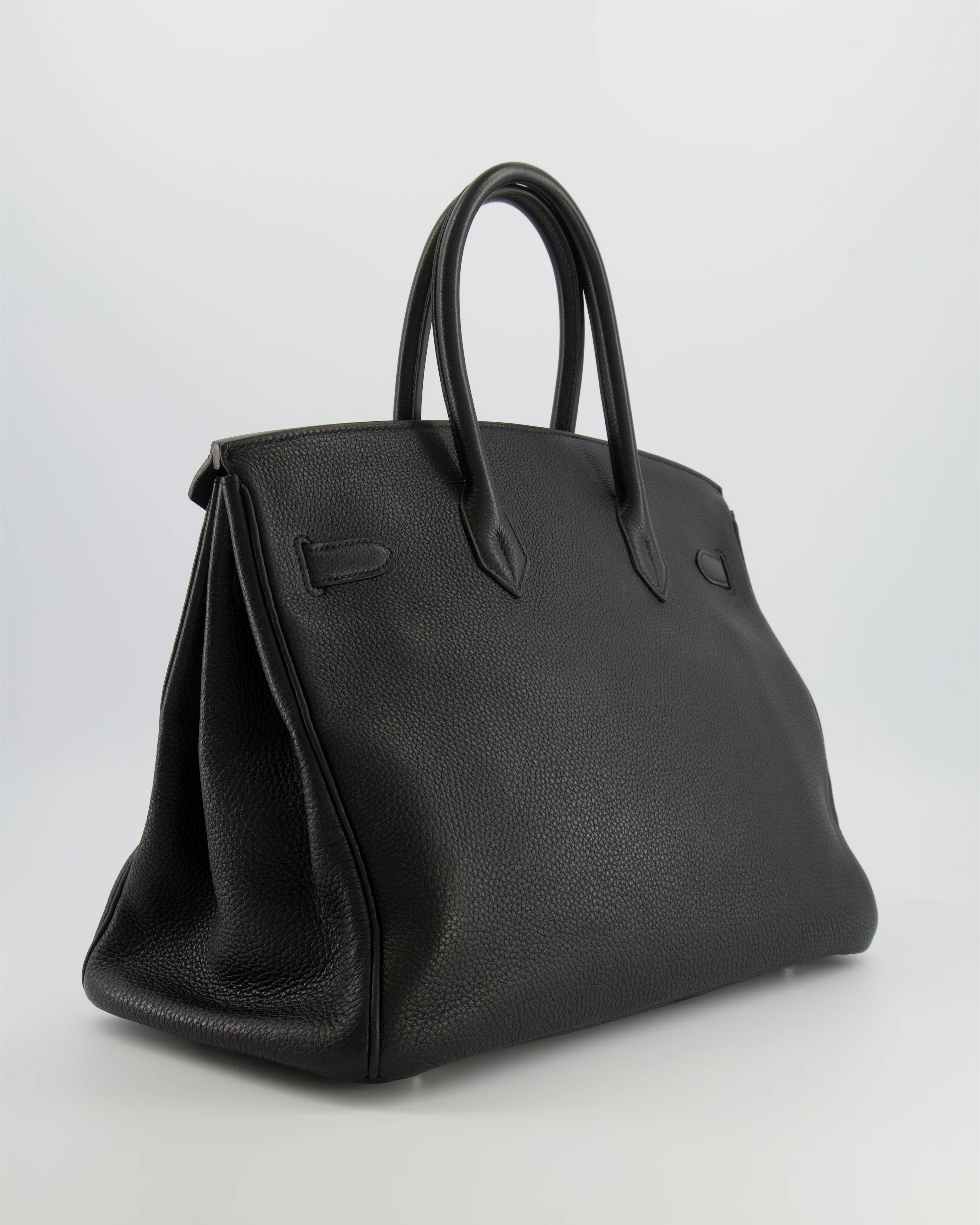 Hermès Birkin 35 Retourne Bag in Black Togo Leather with Palladium Hardware - Image 7