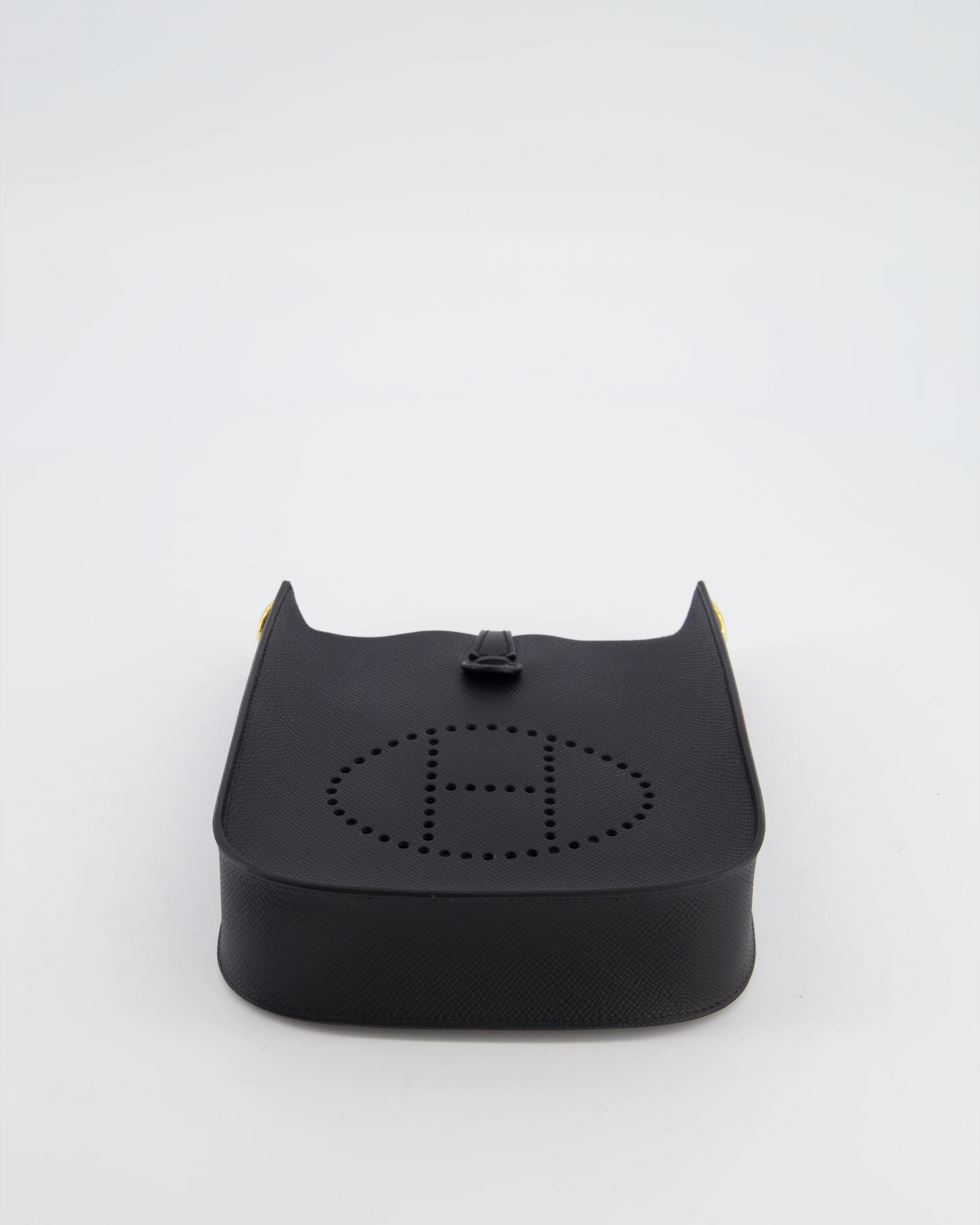 Hermès Black Mini Evelyne Sellier Bag in Epsom Leather with Gold Hardware - Image 19