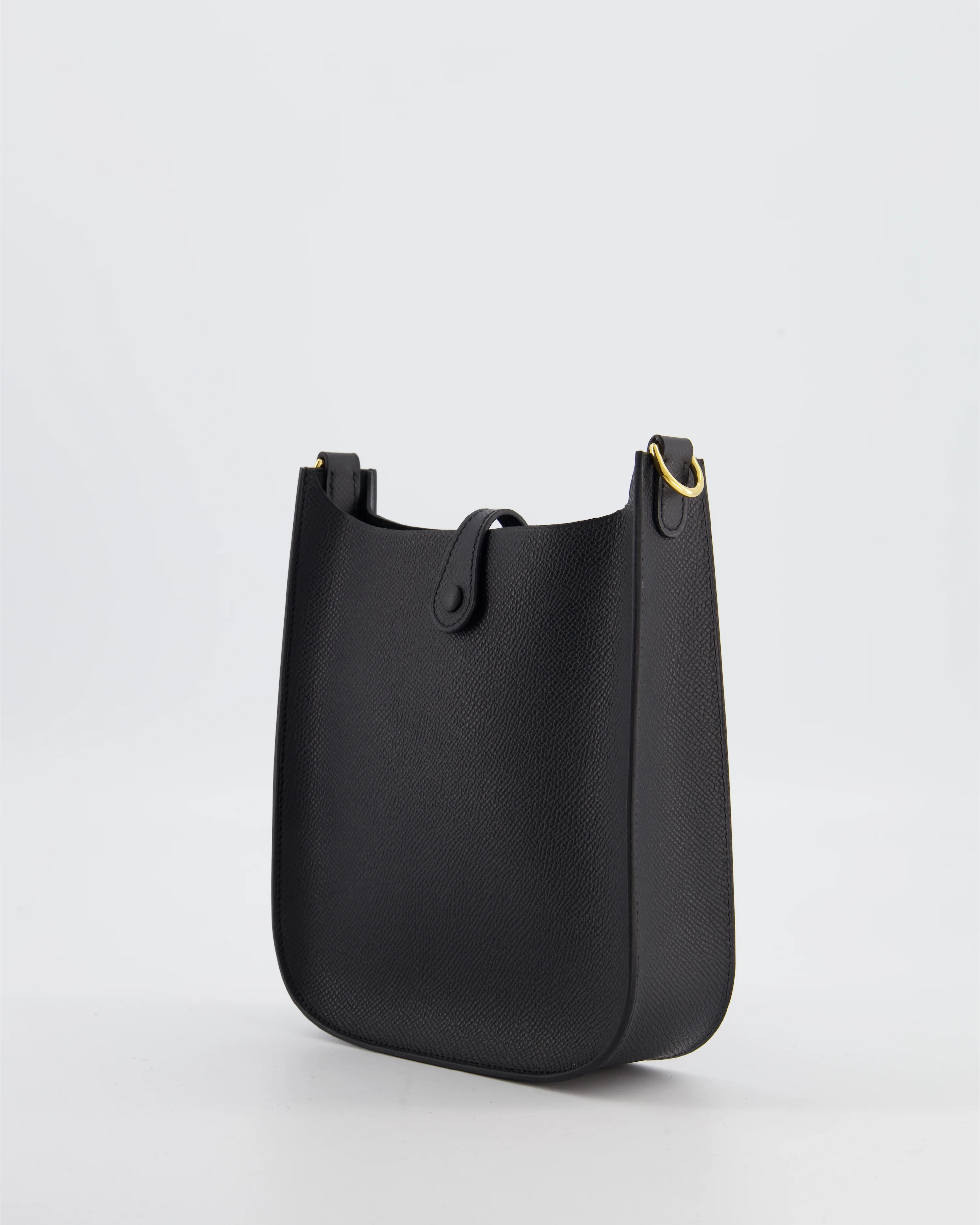 Hermès Black Mini Evelyne Sellier Bag in Epsom Leather with Gold Hardware - Image 5