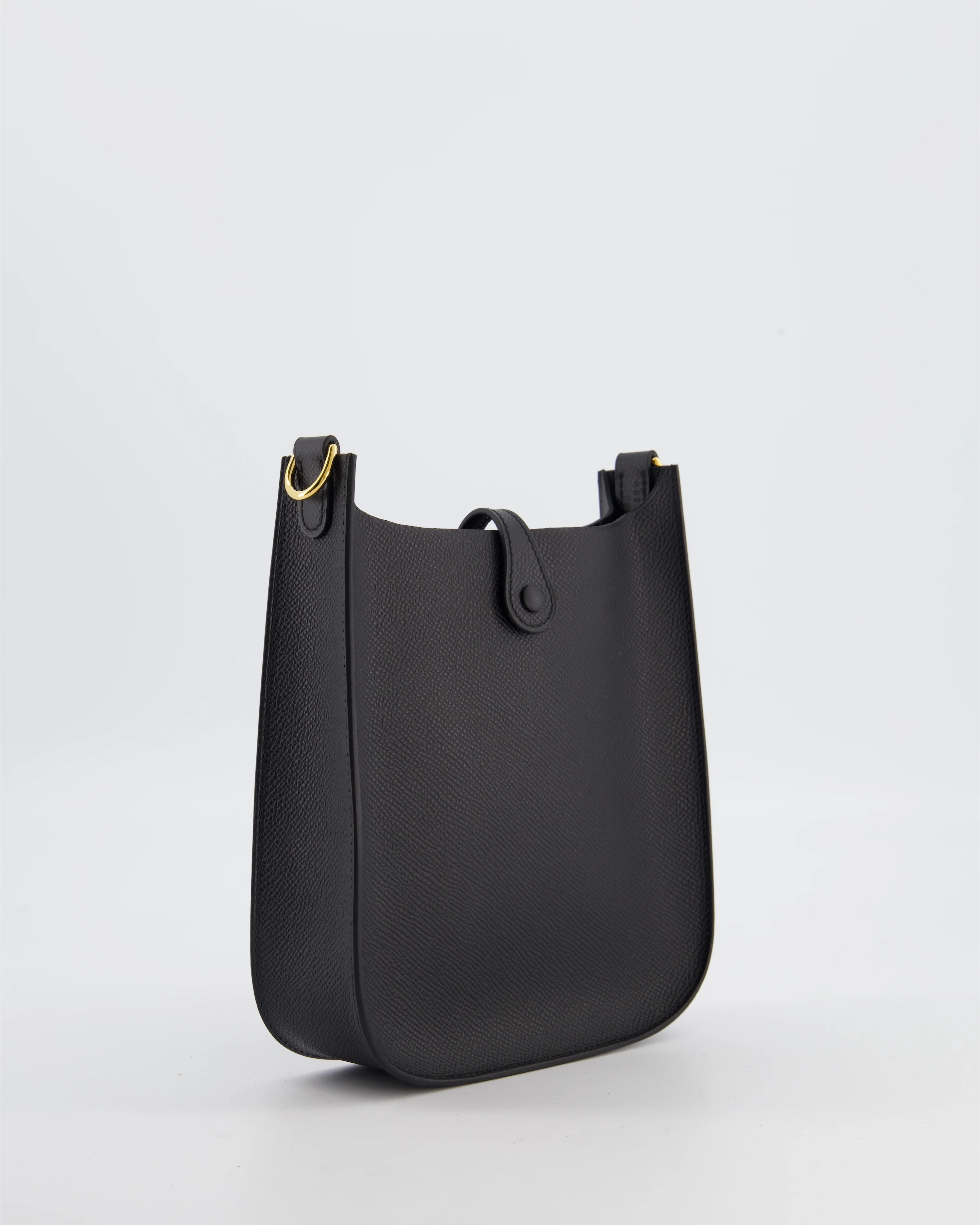 Hermès Black Mini Evelyne Sellier Bag in Epsom Leather with Gold Hardware - Image 7