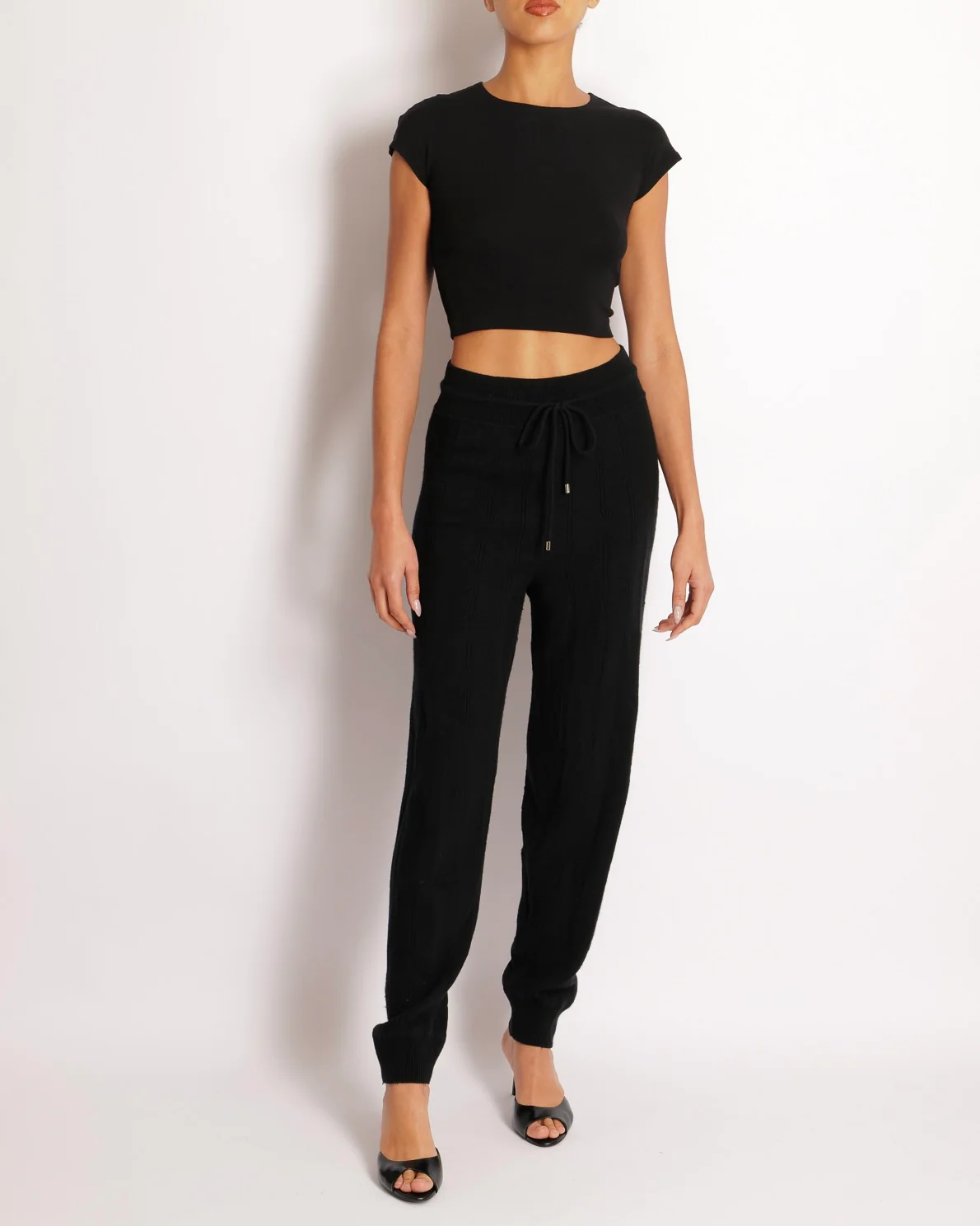 Hermès Black Wool "H" Logo Jogging Pants Size FR 36 (UK 8) RRP £1,400 - Image 3