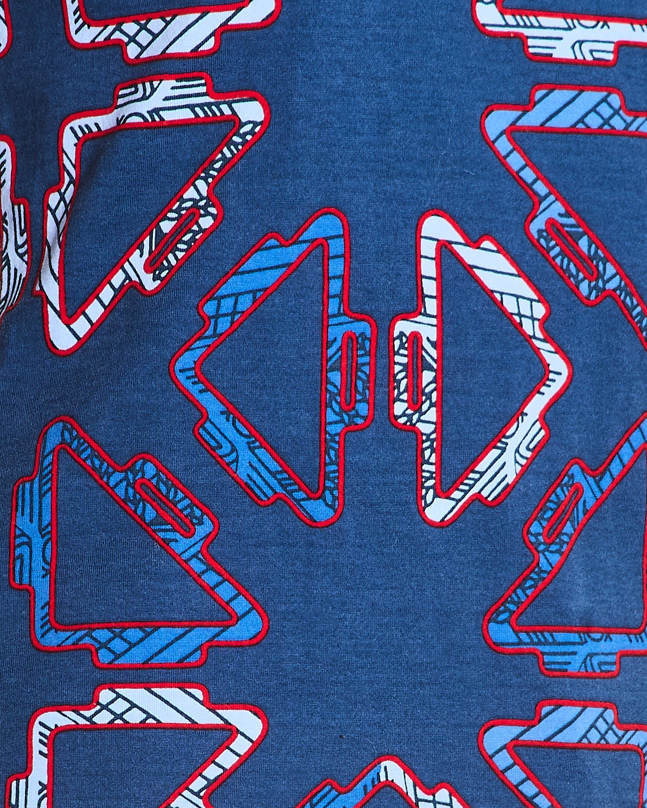 Hermès Blue Robe Droite Tatersales Jersey T-Shirt Size FR 36 (UK 8) - Image 4