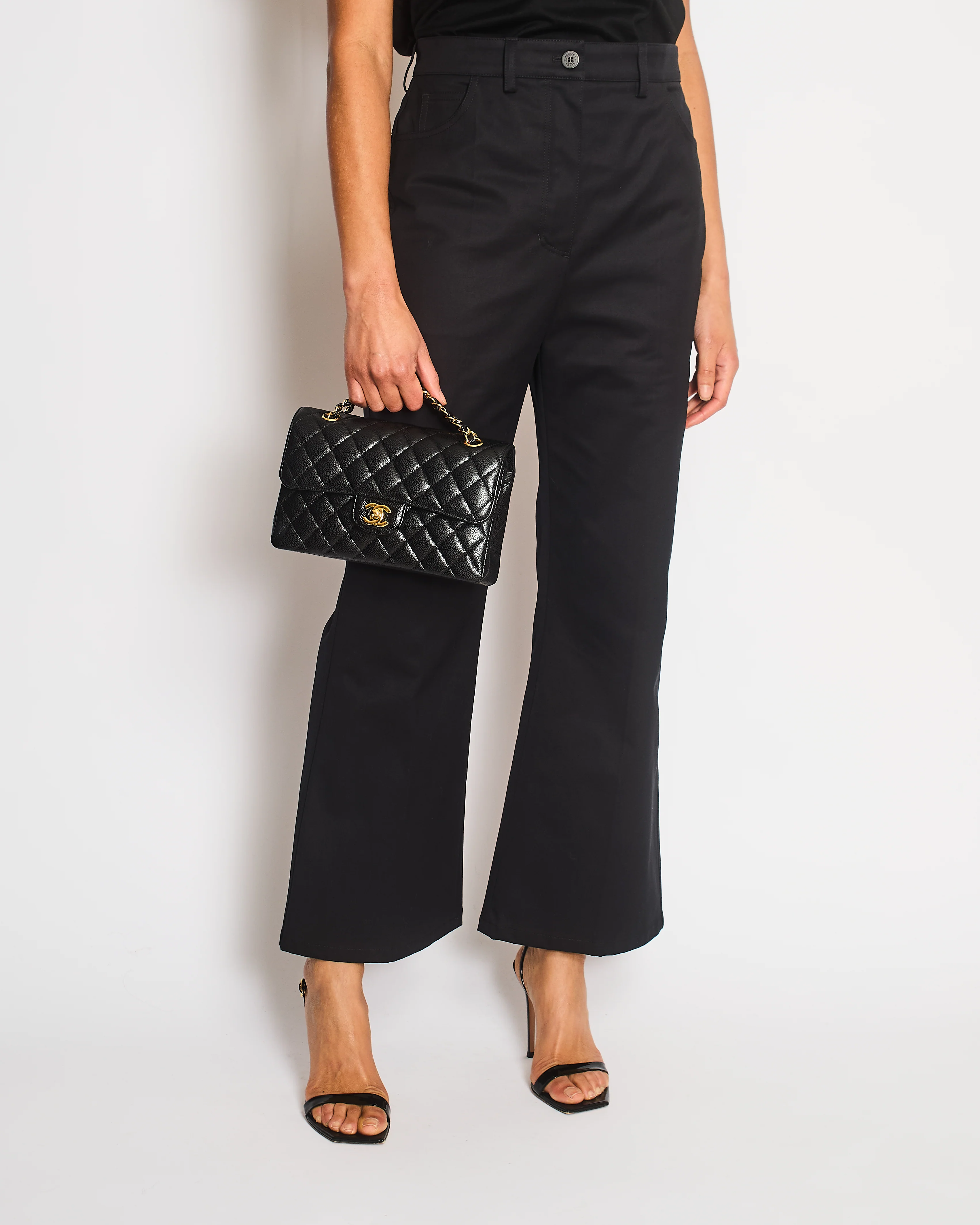 Hermes Bootcut Trousers in Black Size FR 38 (UK 10)