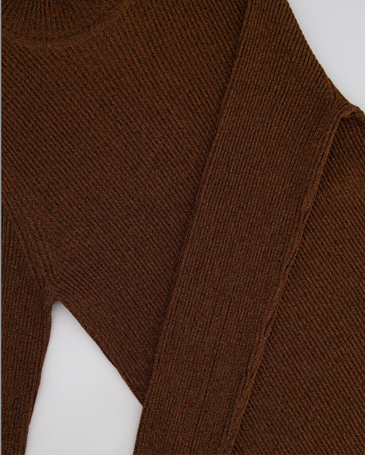 Hermès Bronze Metallic Knitted Longsleeve Jumper Size FR 34 (UK 6) - Image 6