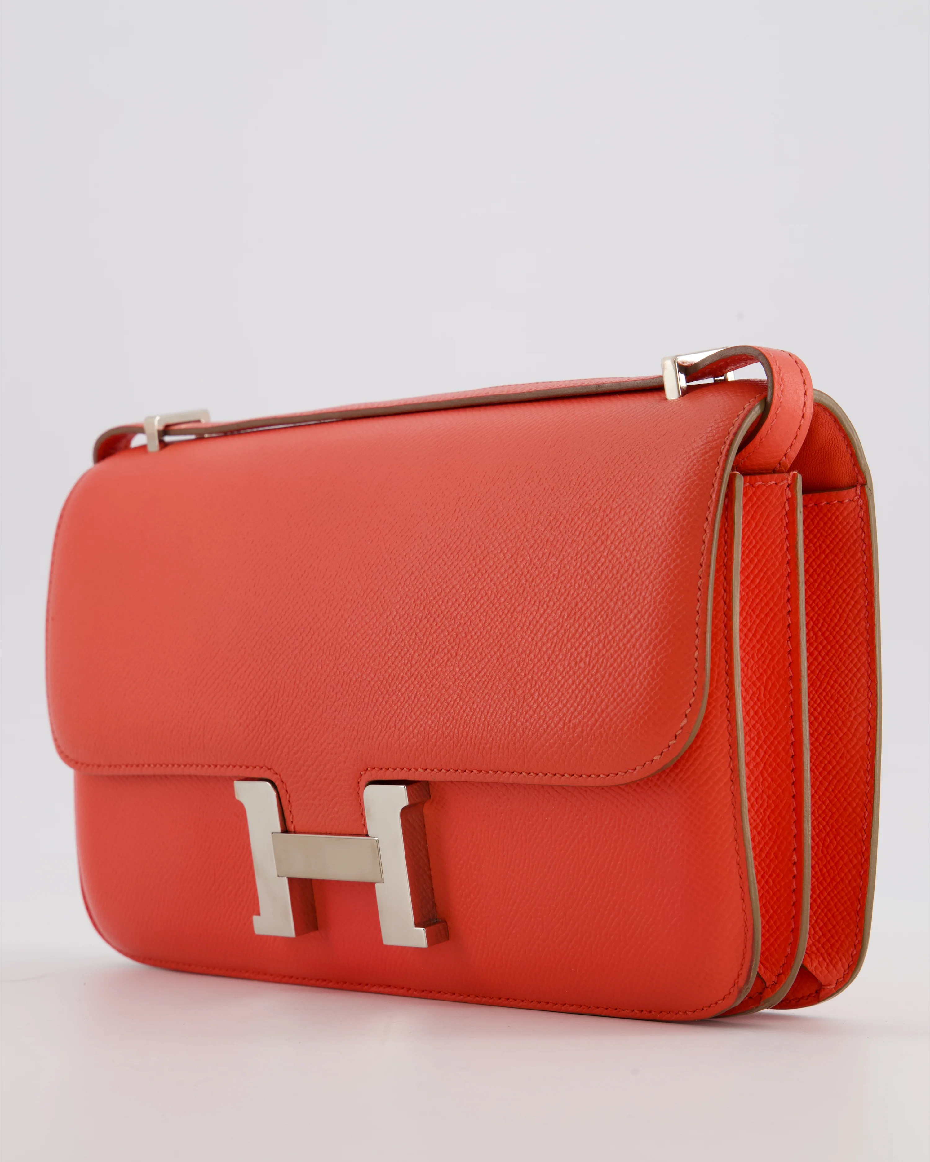 Hermès Constance Elan Bag in Rose Jaipur Epsom Leather with Palladium Hardware - Image 13