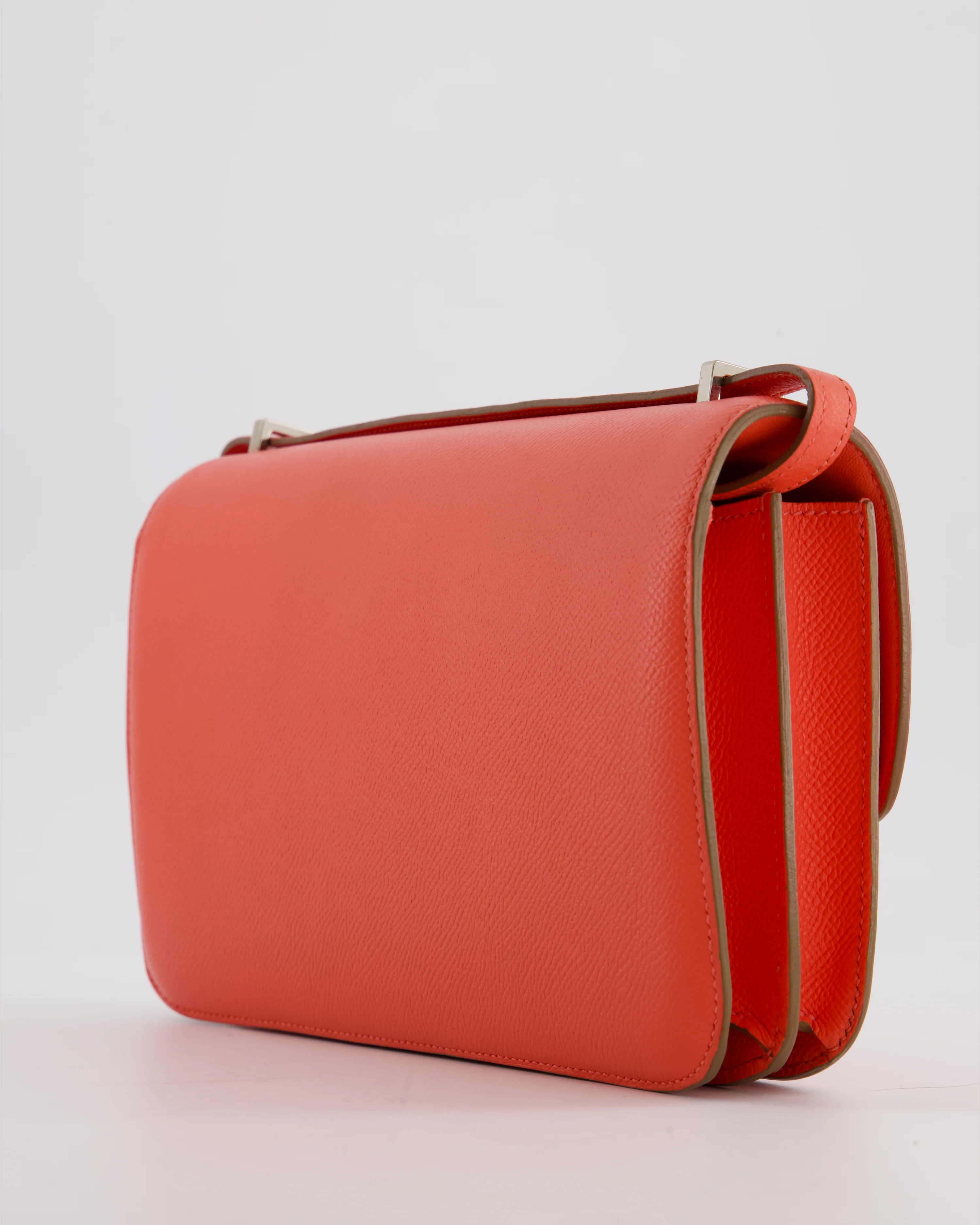 Hermès Constance Elan Bag in Rose Jaipur Epsom Leather with Palladium Hardware - Image 15