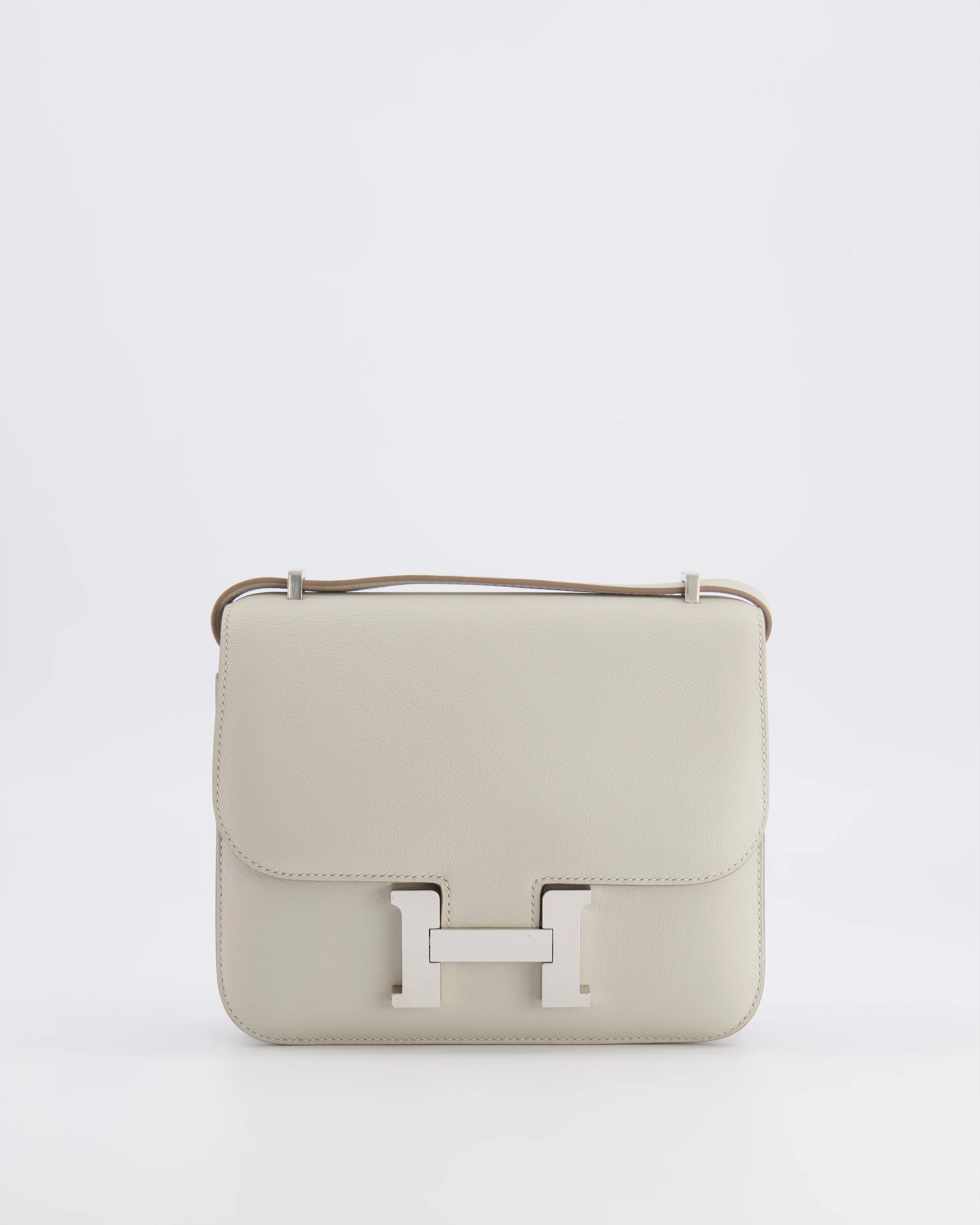 Hermès Constance III 18 Bag in Gris Perle Evercolor Leather with Palladium Hardware