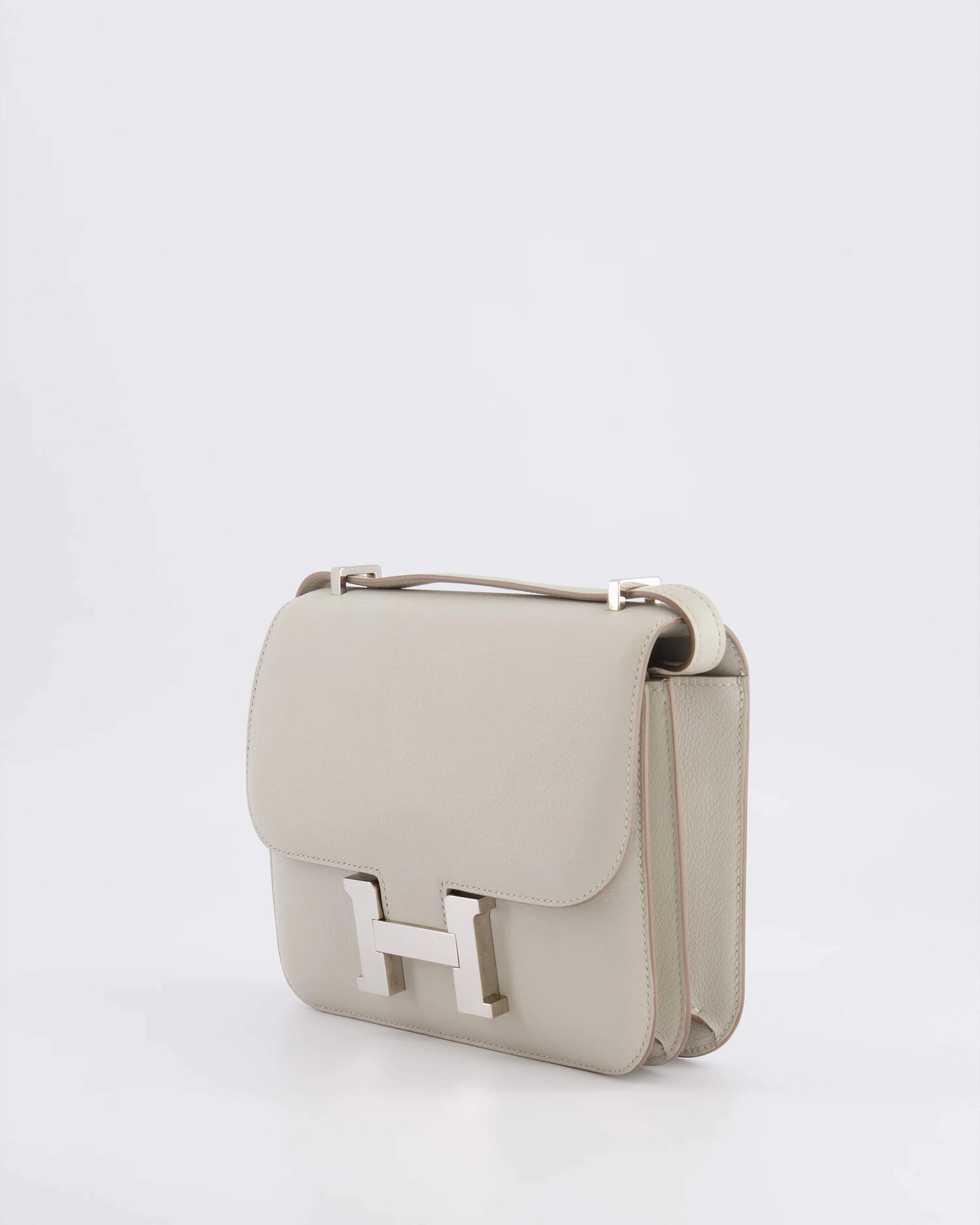 Hermès Constance III 18 Bag in Gris Perle Evercolor Leather with Palladium Hardware - Image 10