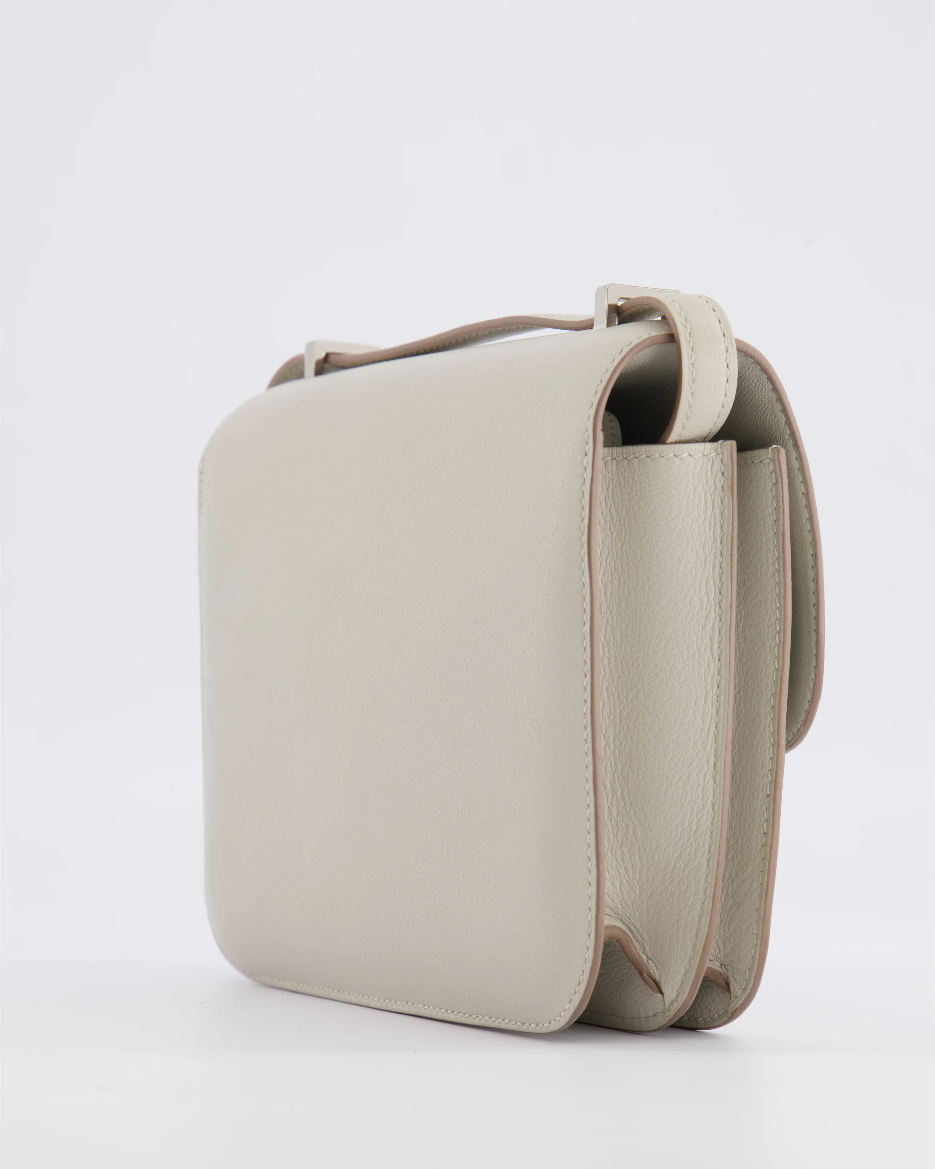 Hermès Constance III 18 Bag in Gris Perle Evercolor Leather with Palladium Hardware - Image 14