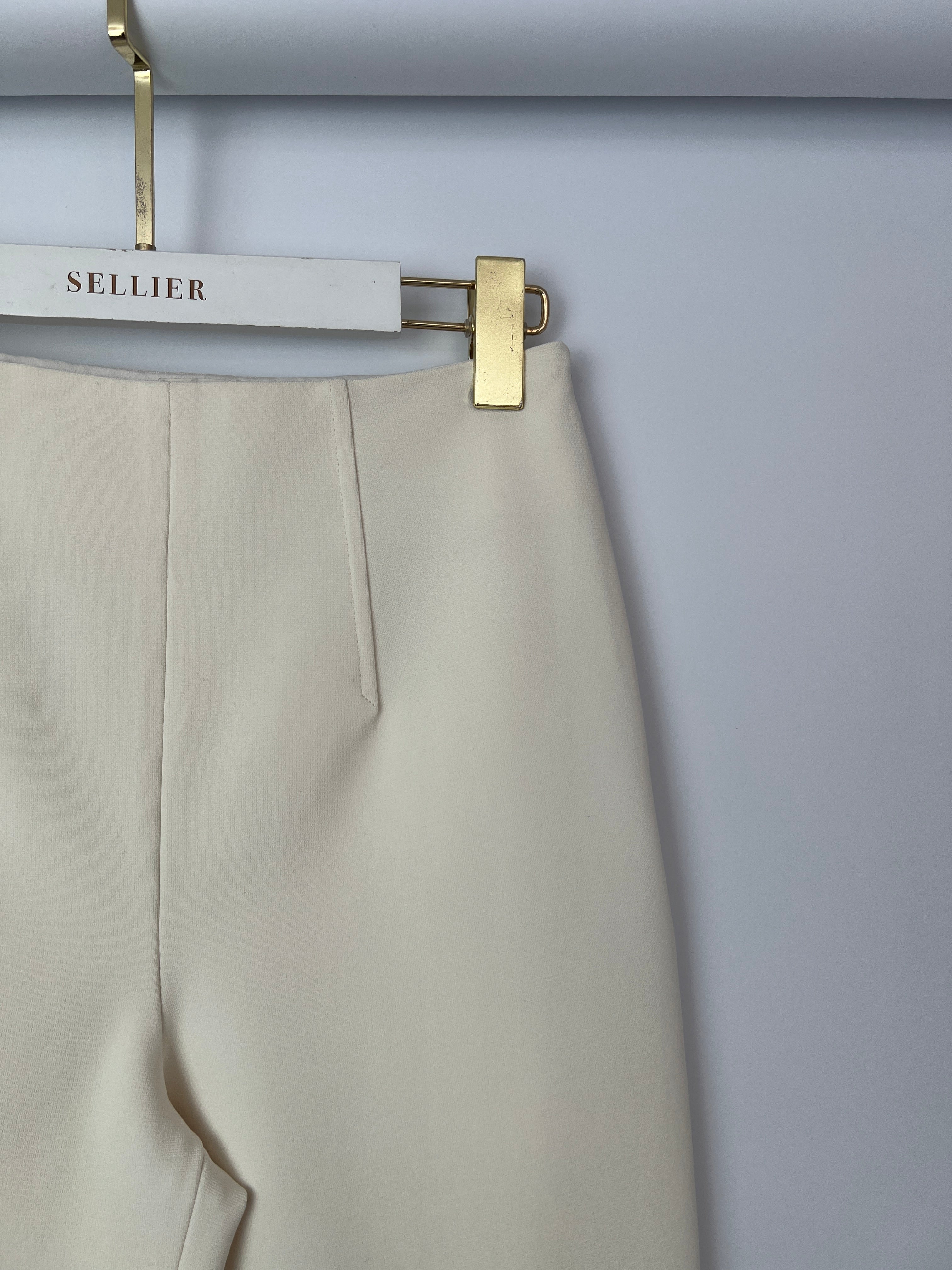 Hermès Cream Riding Trousers with Stitching Detail FR 34 (UK 6) - Image 10