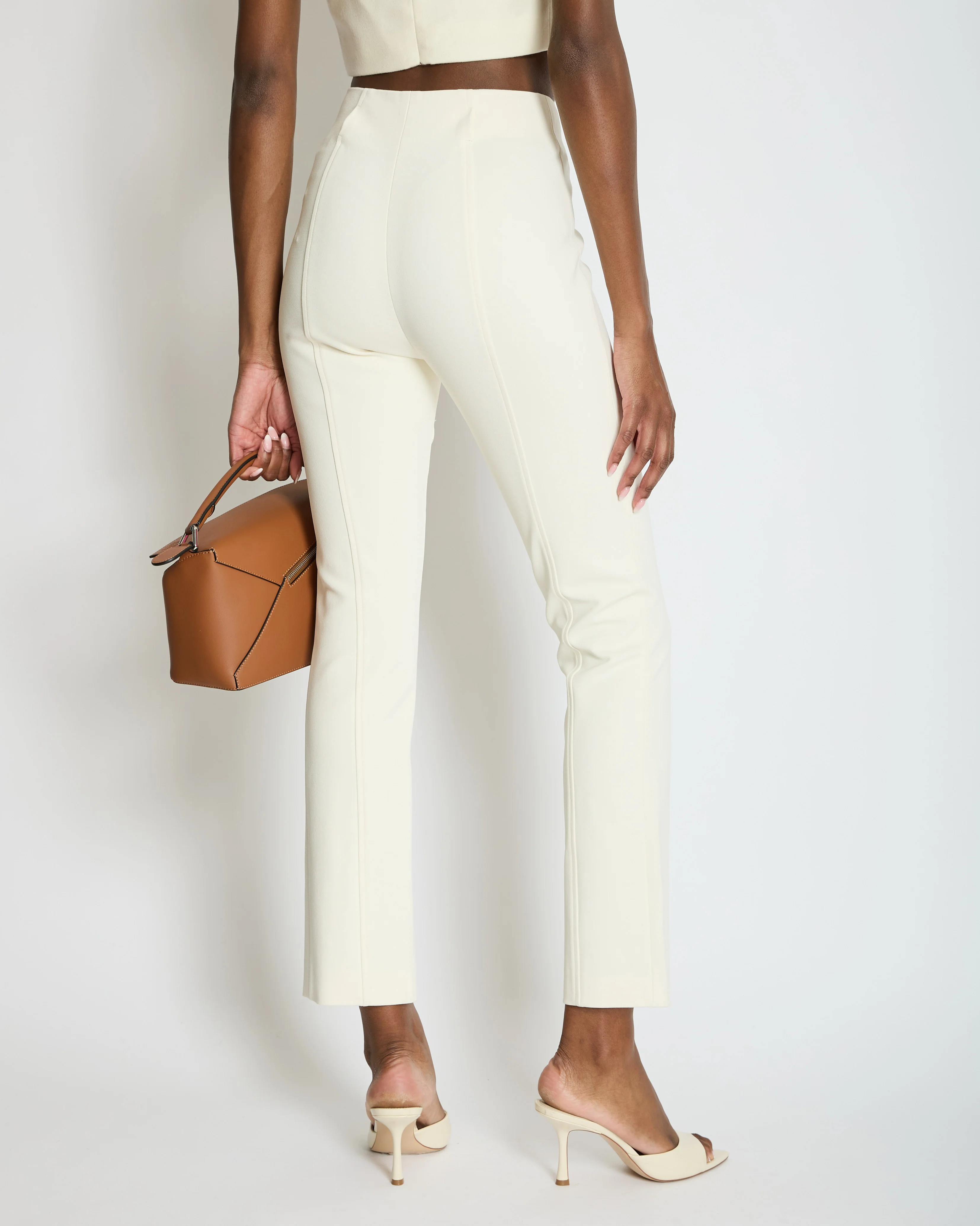 Hermès Cream Riding Trousers with Stitching Detail FR 34 (UK 6) - Image 2