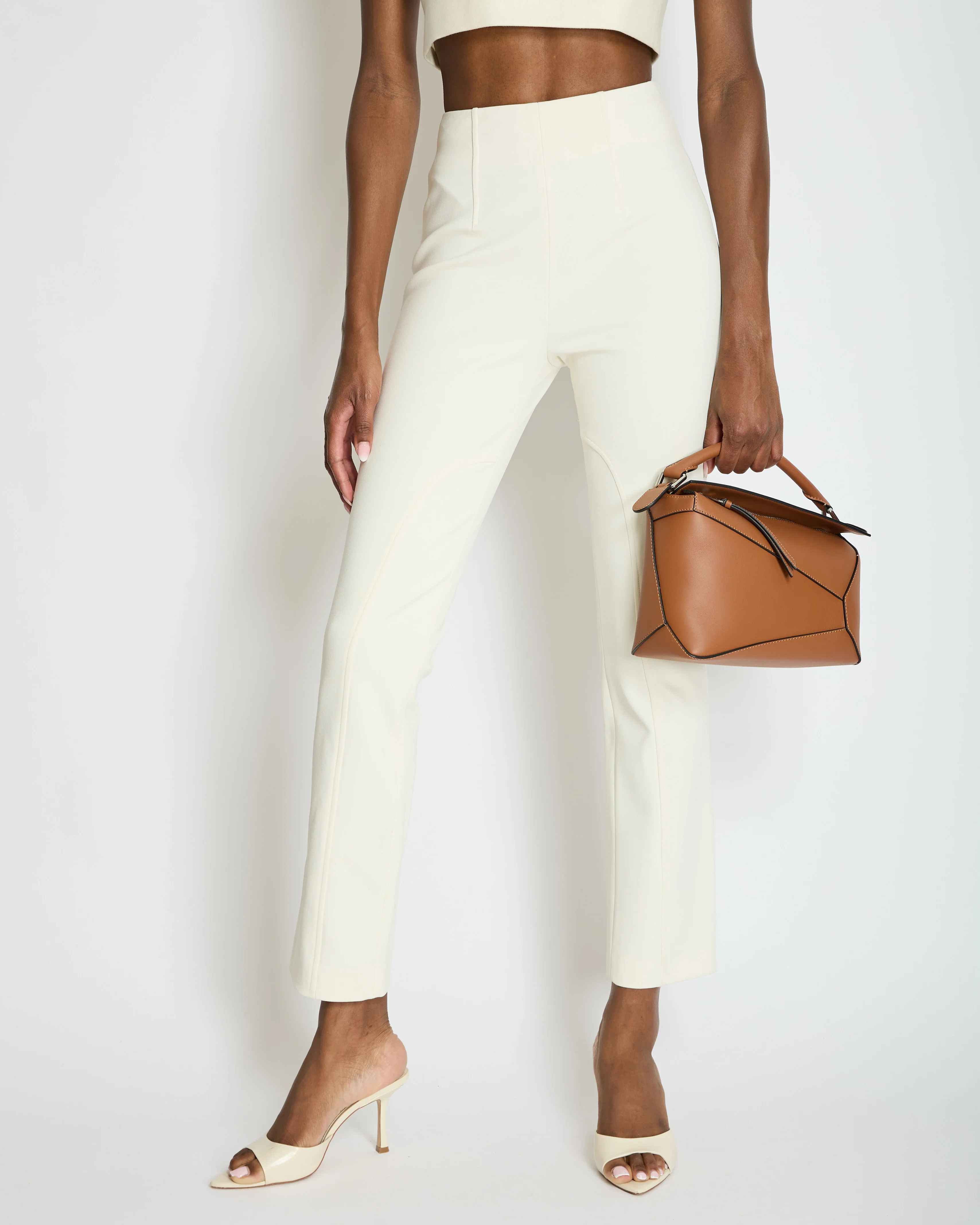 Hermès Cream Riding Trousers with Stitching Detail FR 34 (UK 6) - Image 3