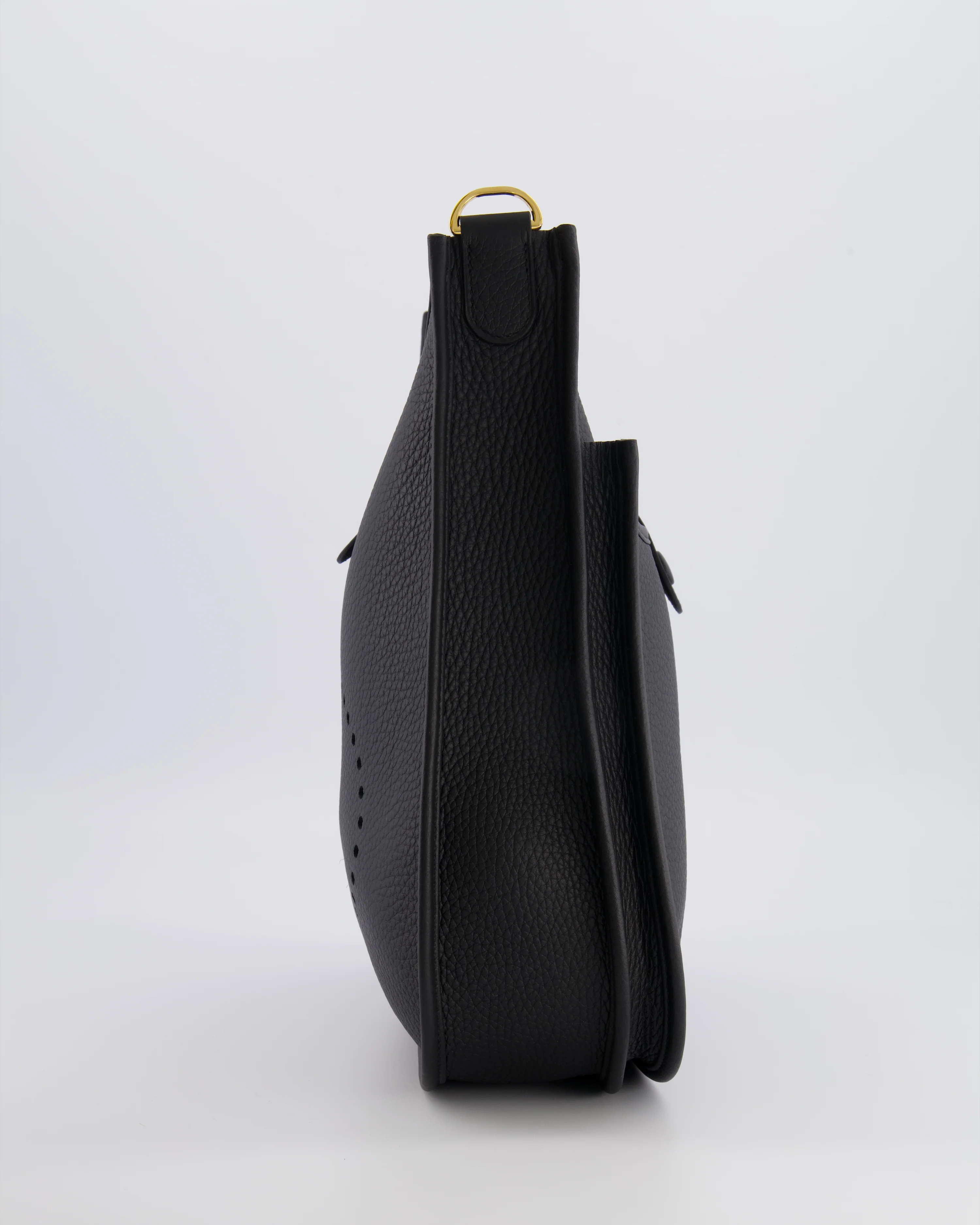 Hermès Evelyne III 29 Bag in Black Taurillon Clemence Leather with Gold Hardware - Image 7