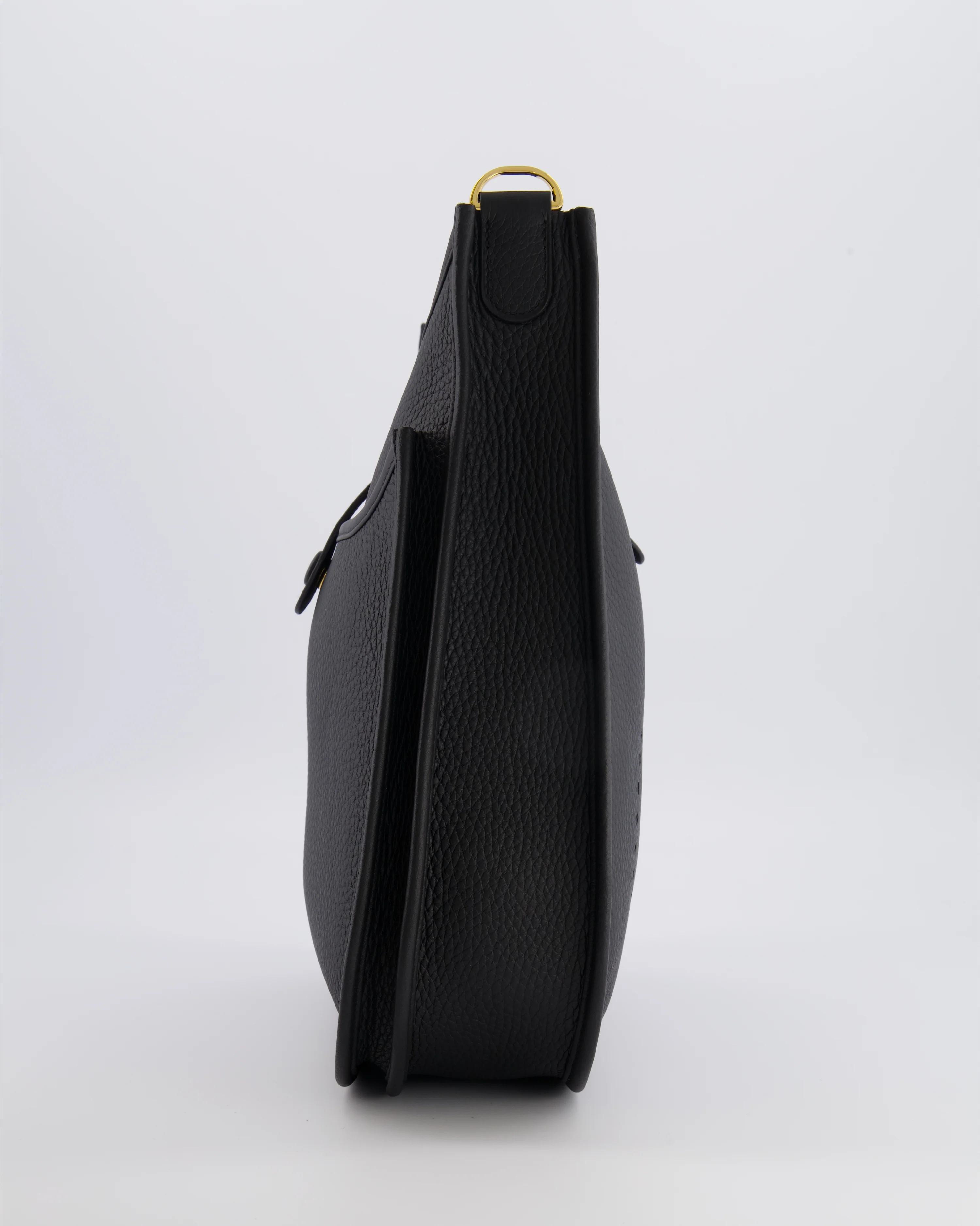 Hermès Evelyne III 29 Bag in Black Taurillon Clemence Leather with Gold Hardware - Image 8