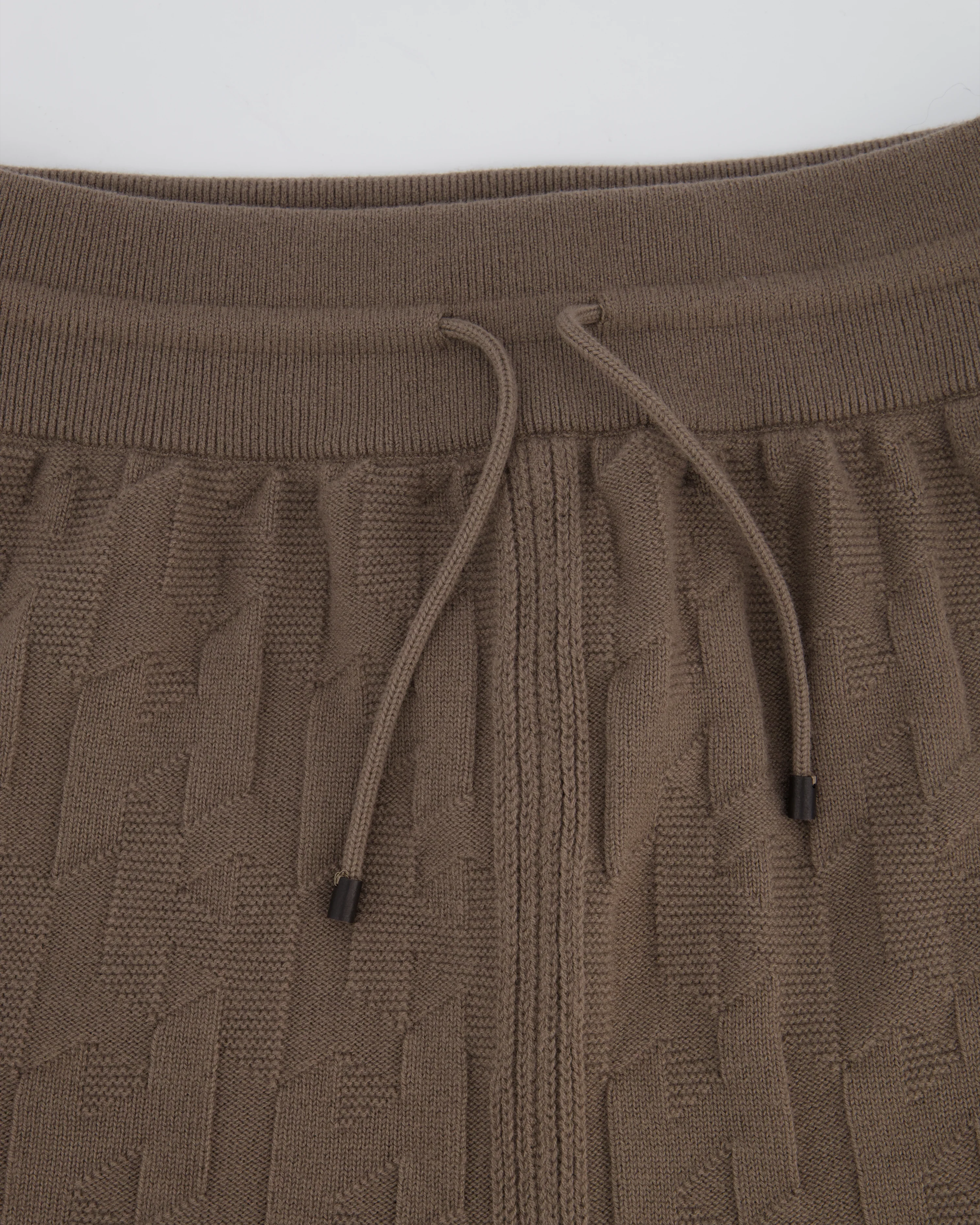 Hermes "H" Wool Jogging Pants In Gris/Etoupe Size FR 40 (UK 12) - Image 4