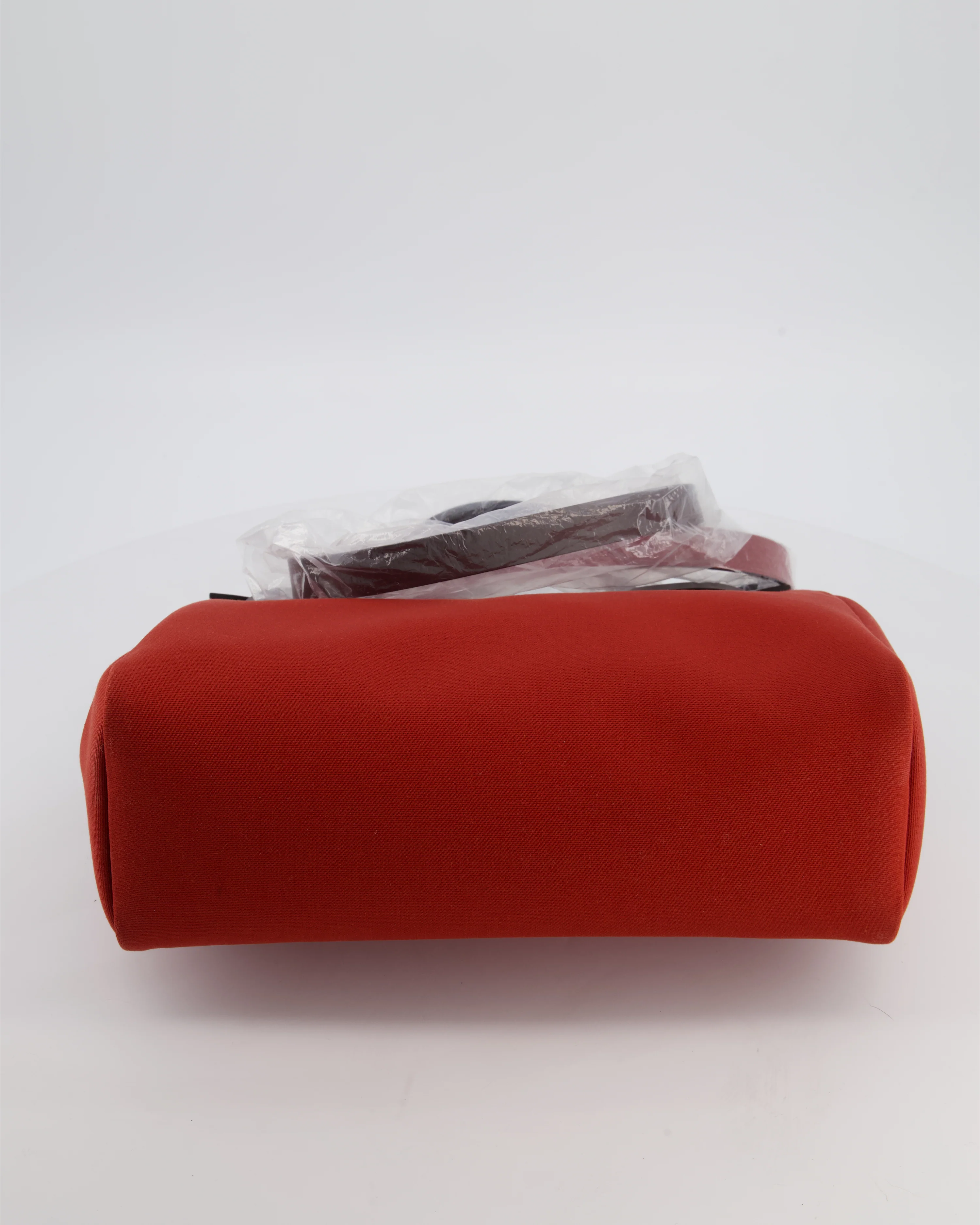 Hermès Herbag Zip 31 Retourne Verso Bag in Rouge Venetian & Rose Extreme Canvas with Rouge Sellier Leather and Palladium Hardware - Image 18