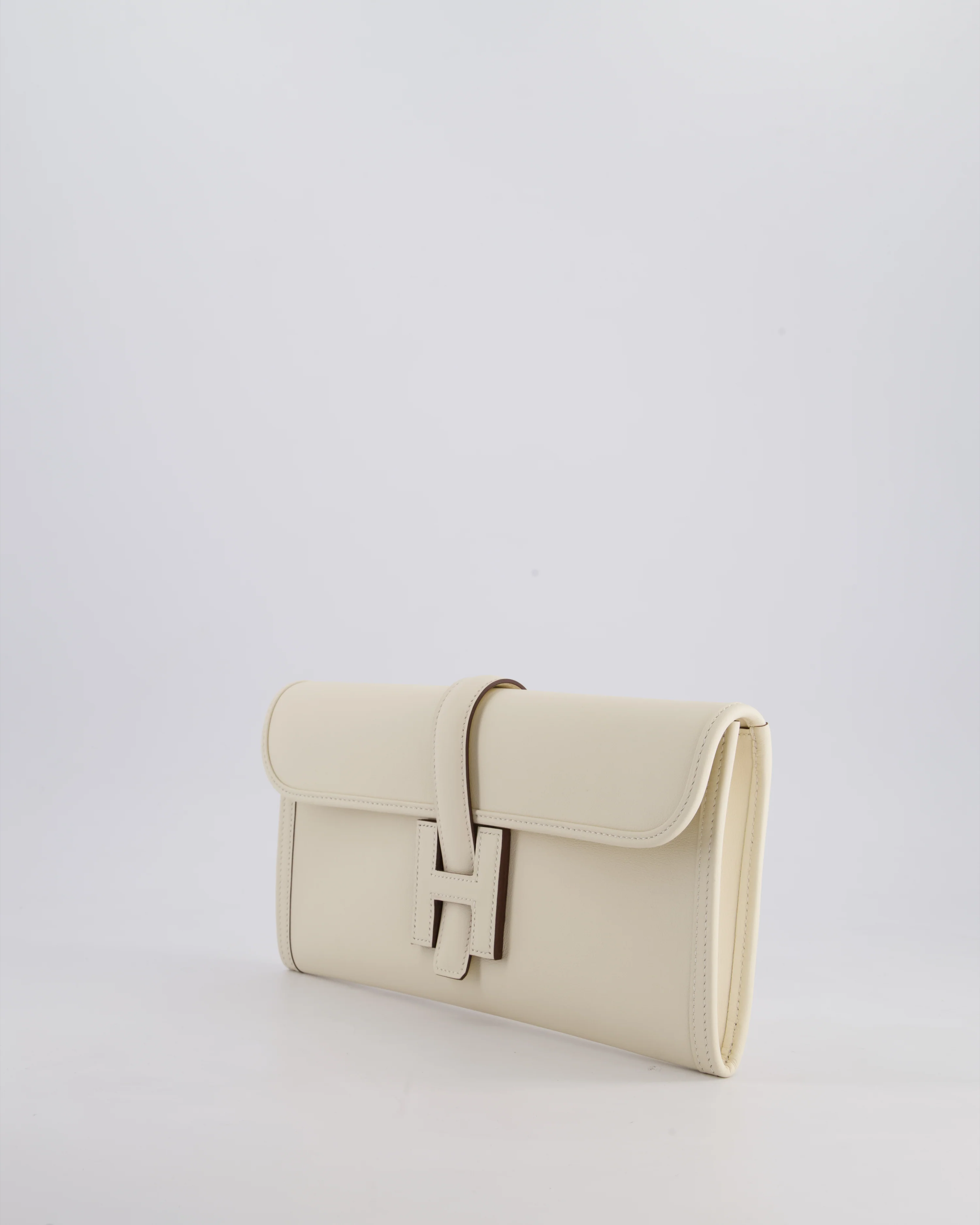 Hermès Jige Elan 29cm Clutch Bag in Nata Evercolour Leather - Image 10