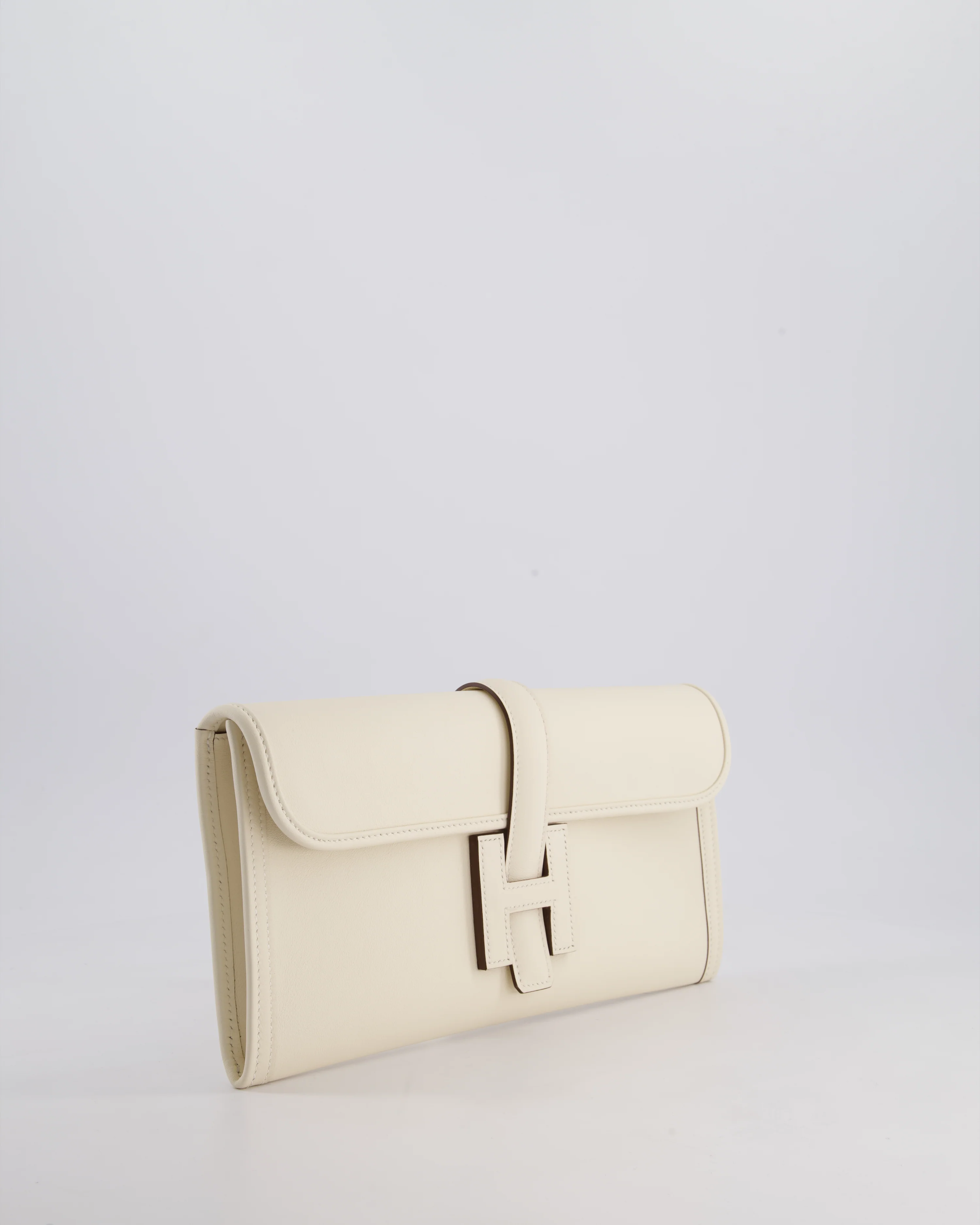 Hermès Jige Elan 29cm Clutch Bag in Nata Evercolour Leather - Image 4