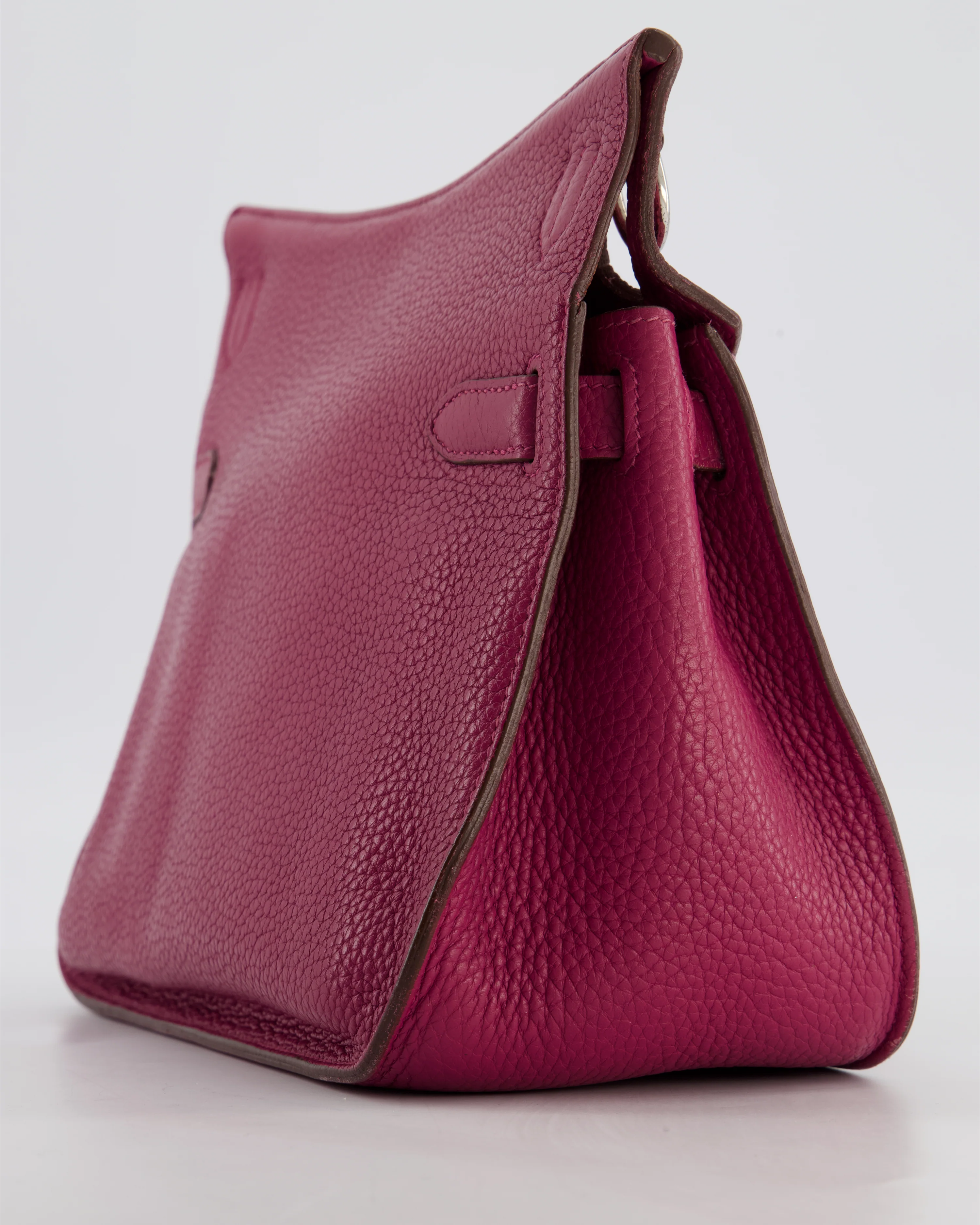 Hermès Jypsiere 28 Bag in Tosca Clemence Leather with Palladium Hardware - Image 14