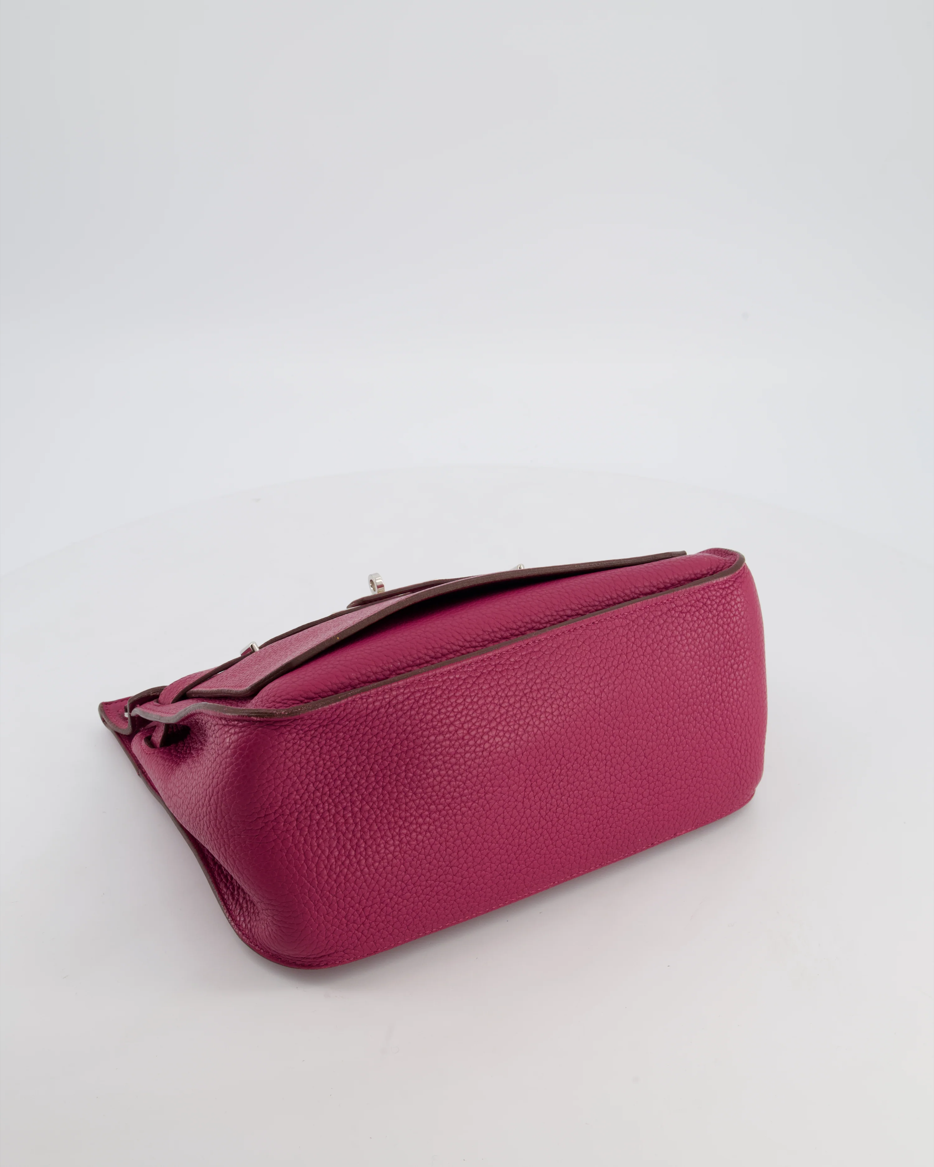 Hermès Jypsiere 28 Bag in Tosca Clemence Leather with Palladium Hardware - Image 16