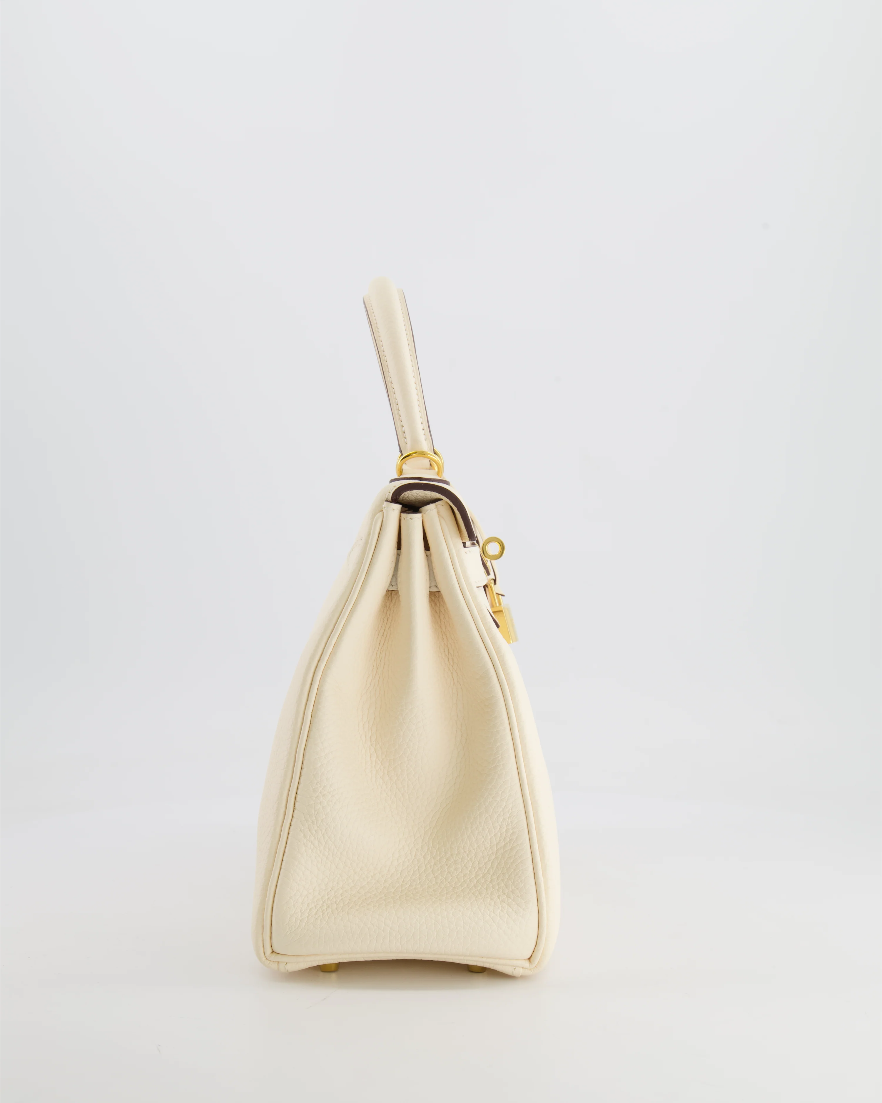 Hermès Kelly 28 Retourne Bag in Nata Clemence Leather with Gold Hardware - Image 5