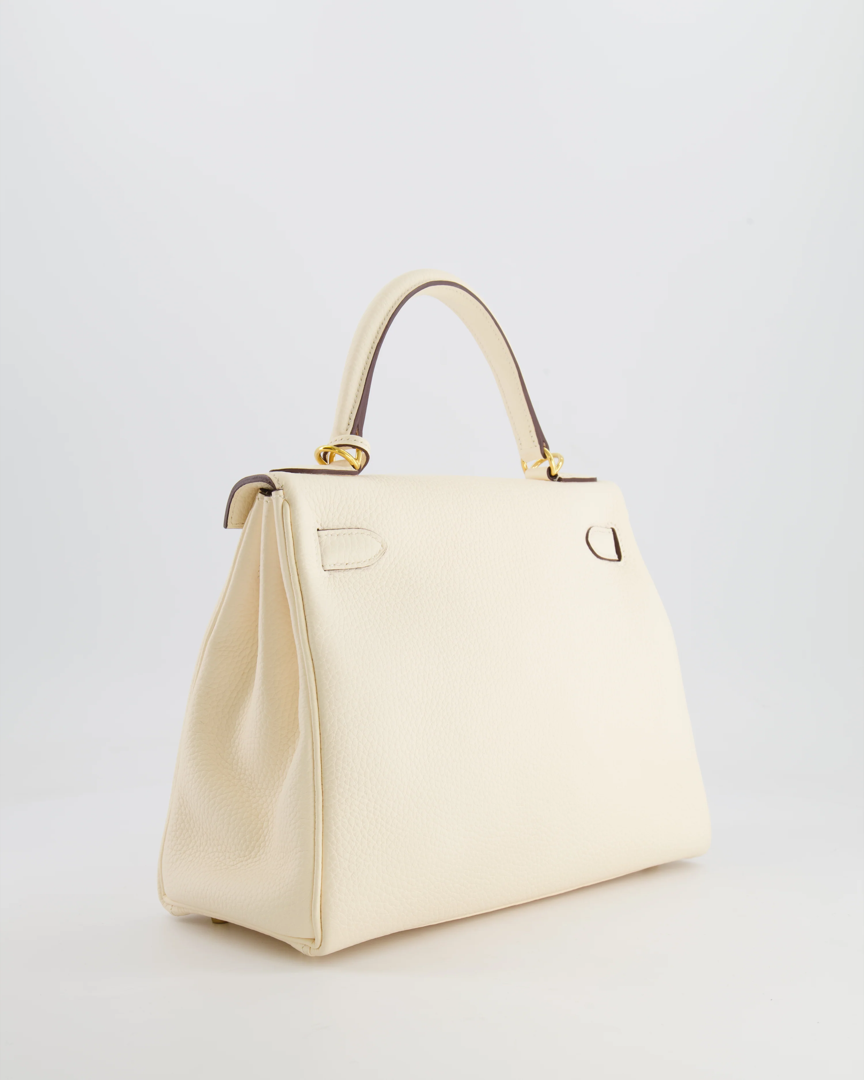 Hermès Kelly 28 Retourne Bag in Nata Clemence Leather with Gold Hardware - Image 8