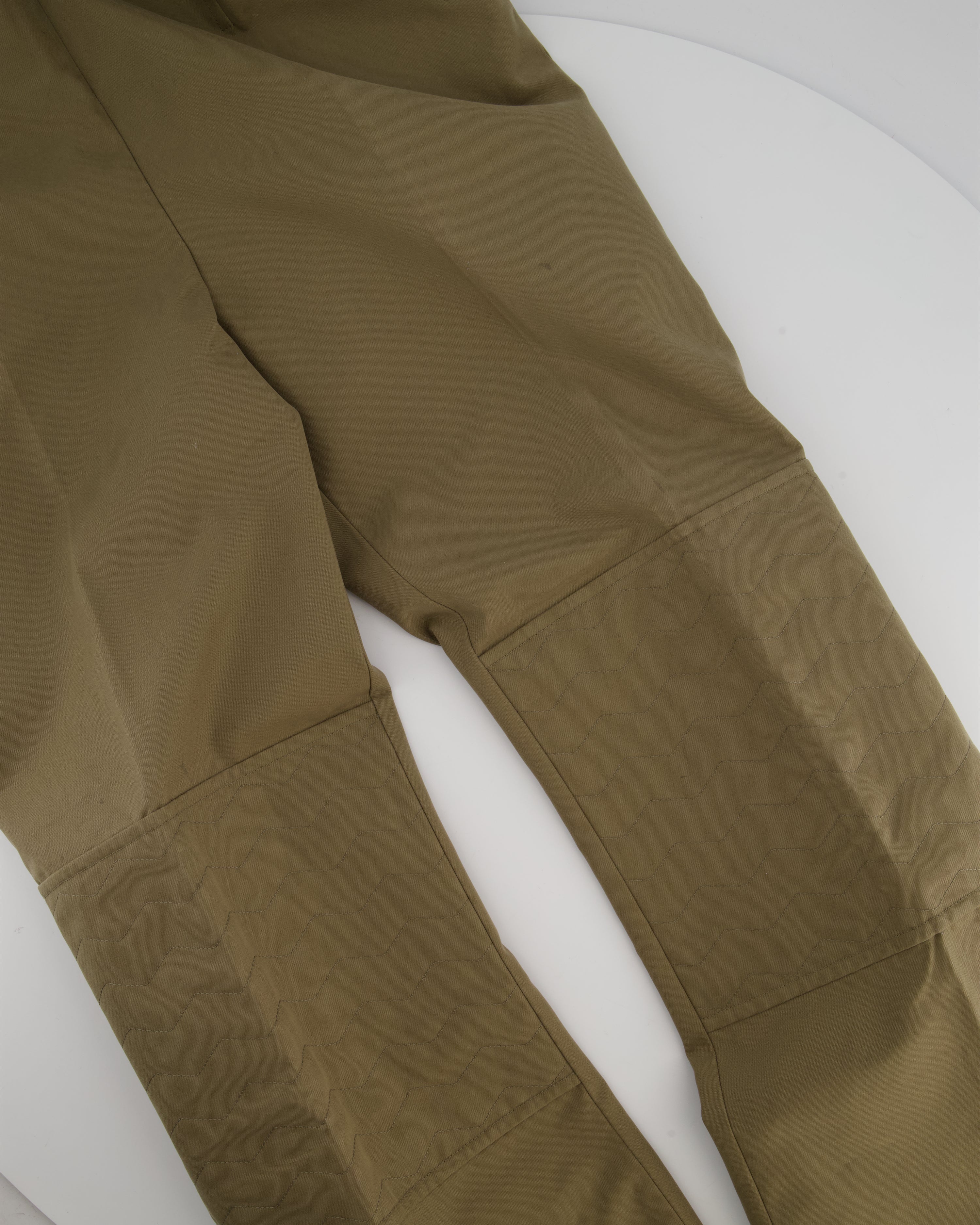 Hermès Khaki Straight Leg Riding Trousers Size FR 38 (UK 10) - Image 4