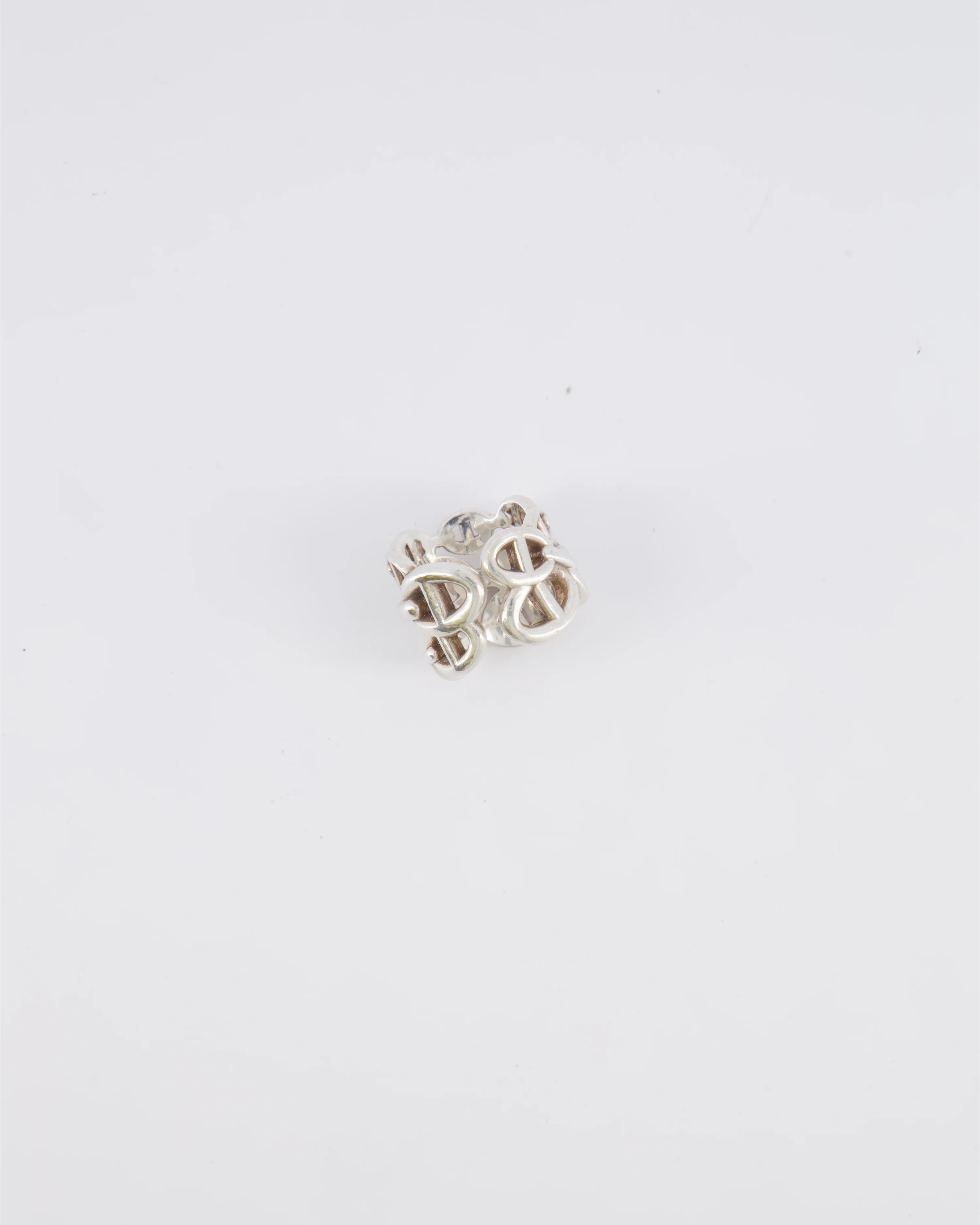 Hermès Large Chaine D'Ancre Enchainee Ring in Sterling Silver Size 50 RRP £890 - Image 4