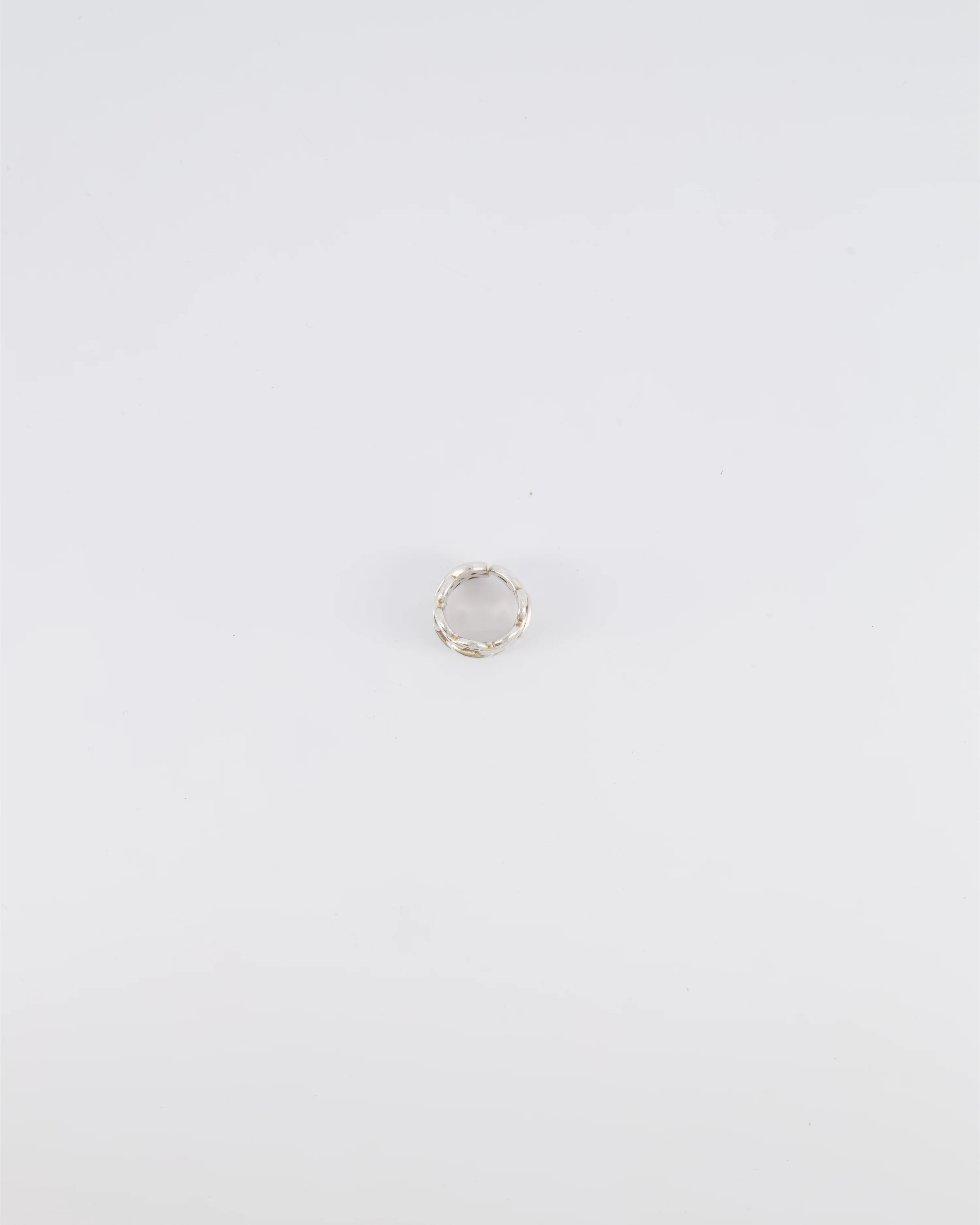 Hermès Large Chaine D'Ancre Enchainee Ring in Sterling Silver Size 50 RRP £890 - Image 7
