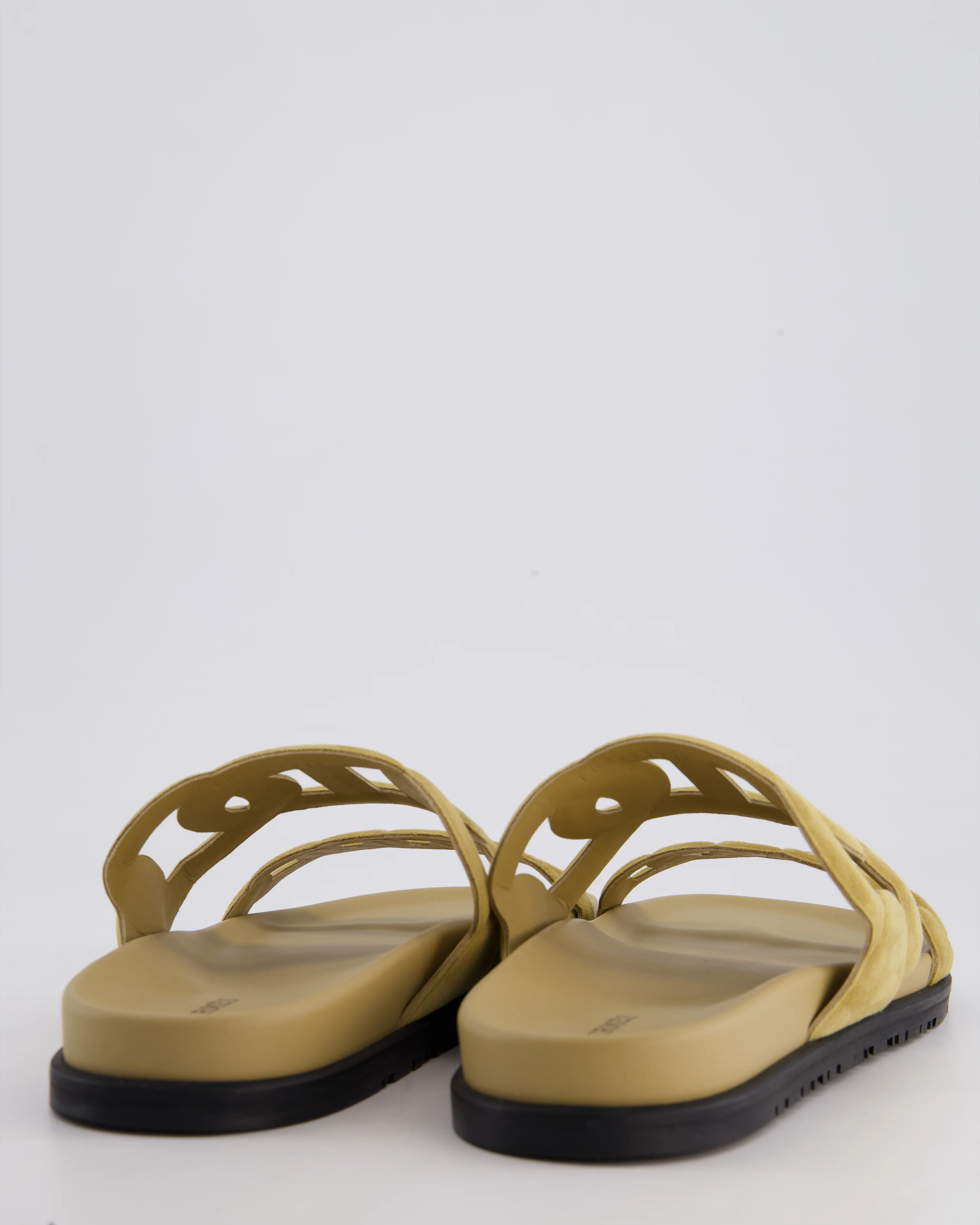 Hermès Extra Sandals in Beige Sable Suede Size EU 41.5 - Image 4